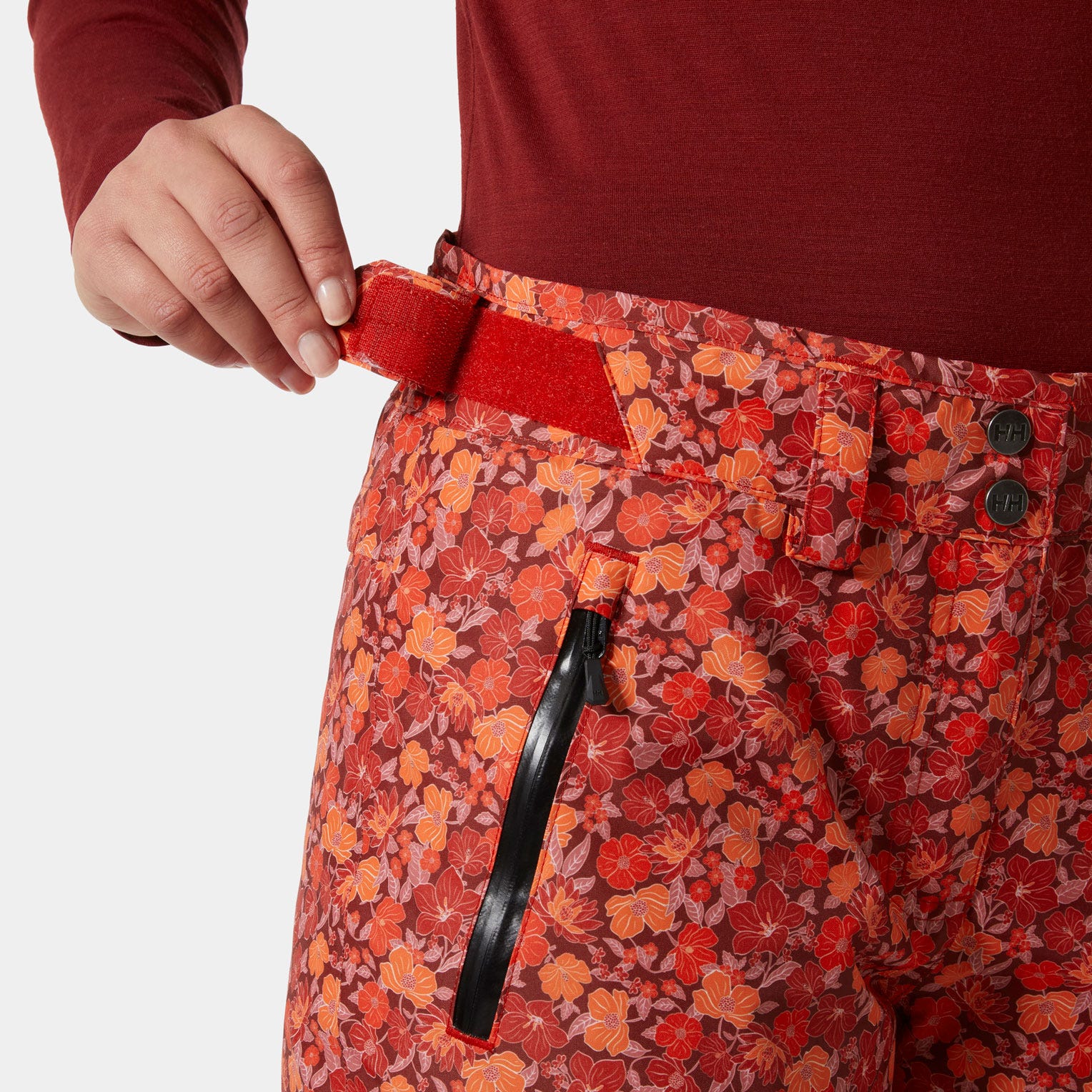 Women’s Legendary Insulated Ski Pants - 163 RED FLOWER AOP SMALL