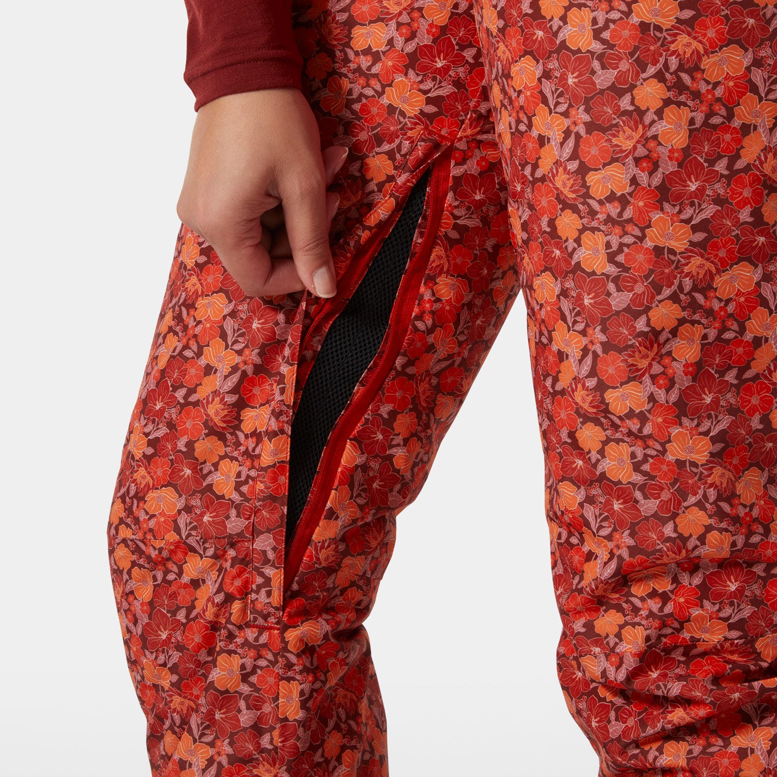 Women’s Legendary Insulated Ski Pants - 163 RED FLOWER AOP SMALL