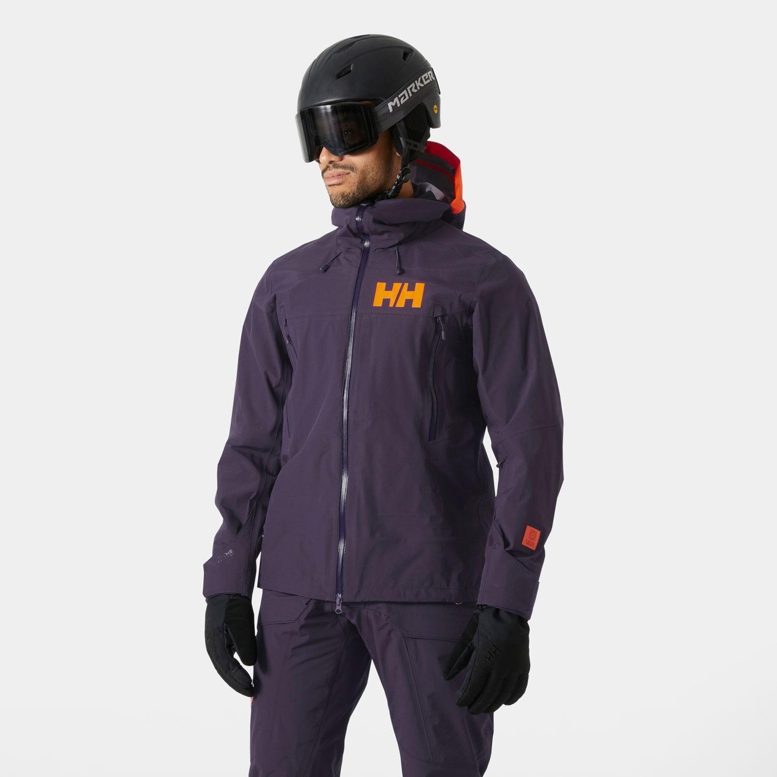 Men's Sogn Shell 2.0 Ski Shell Jacket - 660 BLACK GRAPE