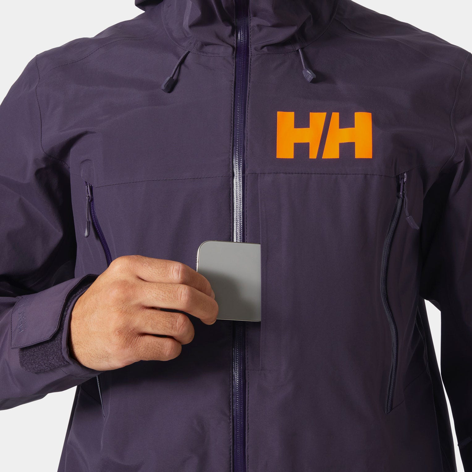 Men's Sogn Shell 2.0 Ski Shell Jacket - 660 BLACK GRAPE