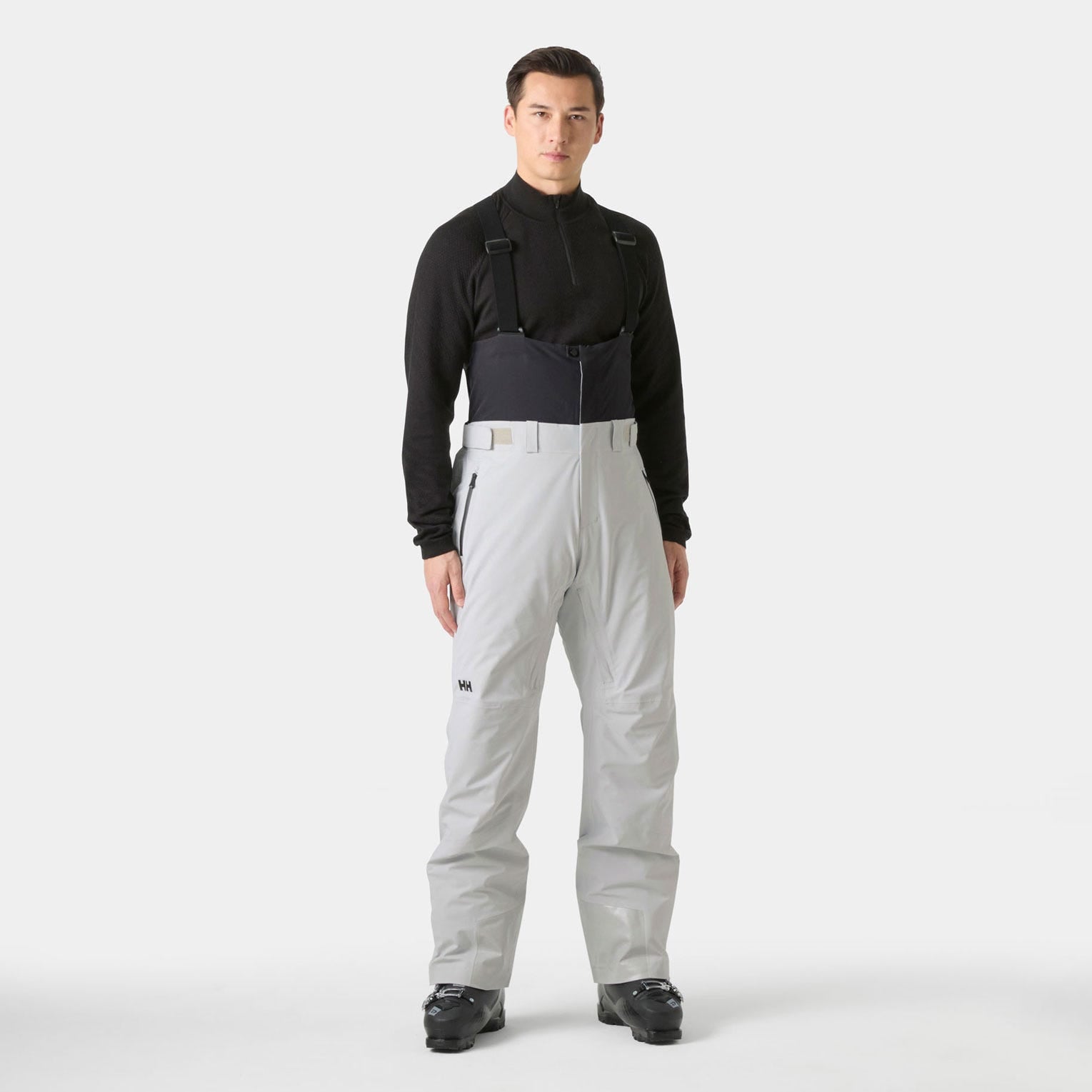 Men's Alpha Bib Pants - 853 GREY FOG