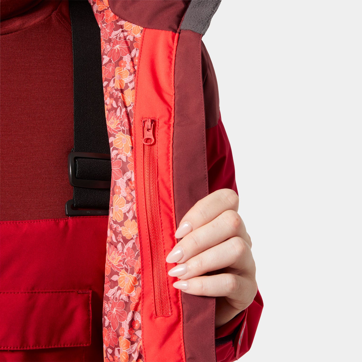Women’s Nora Short Puffy Ski Jacket - 180 MARS RED