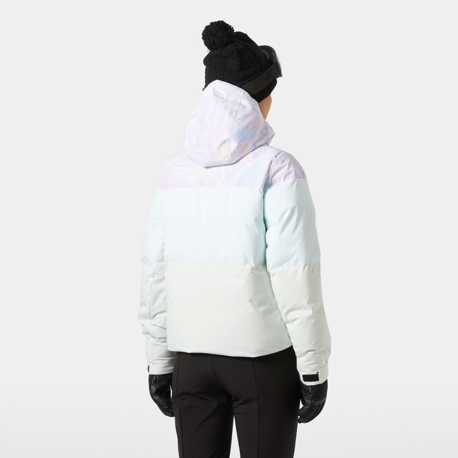 Women’s Nora Short Puffy Ski Jacket - 687 REFLECTIONS AOP