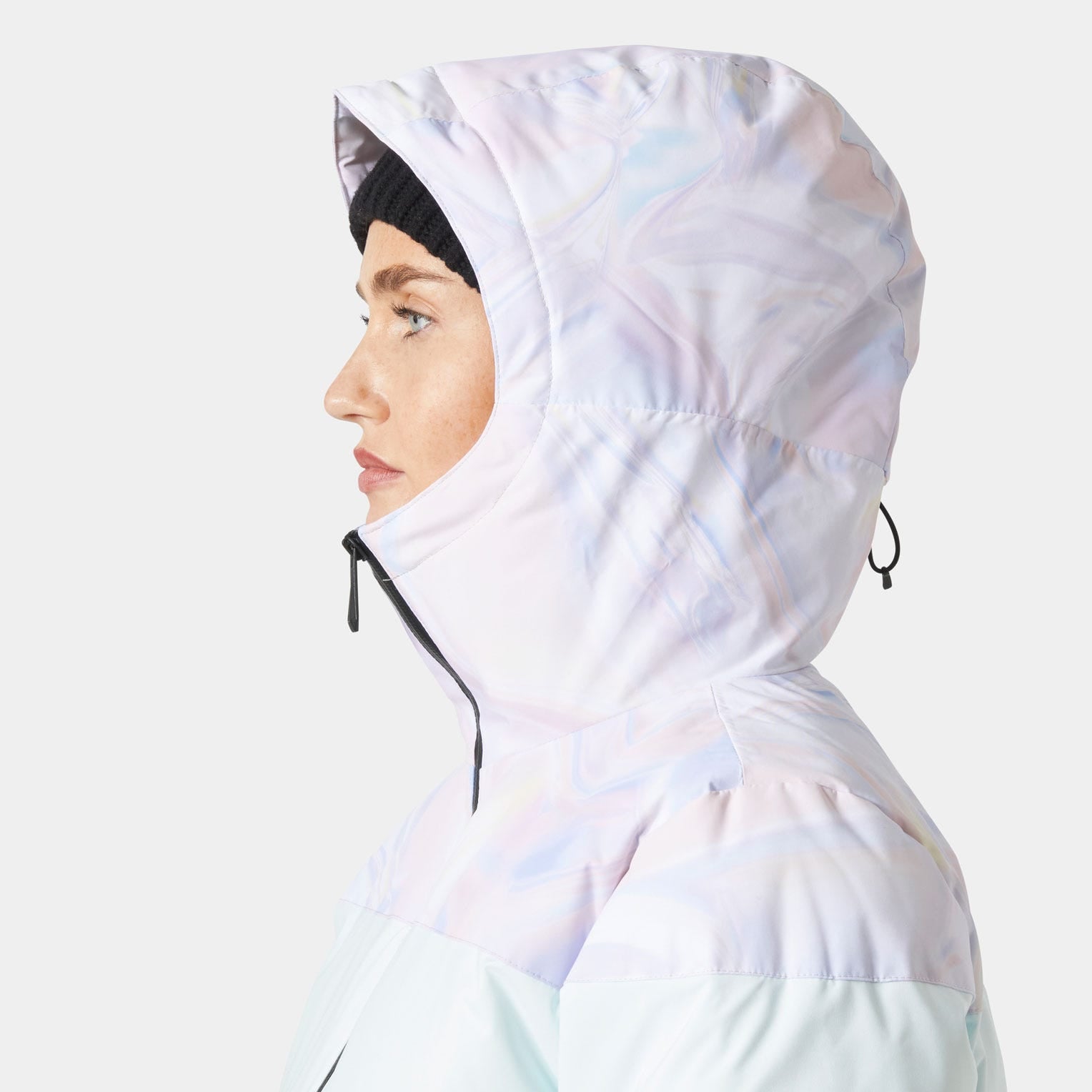 Women’s Nora Short Puffy Ski Jacket - 687 REFLECTIONS AOP
