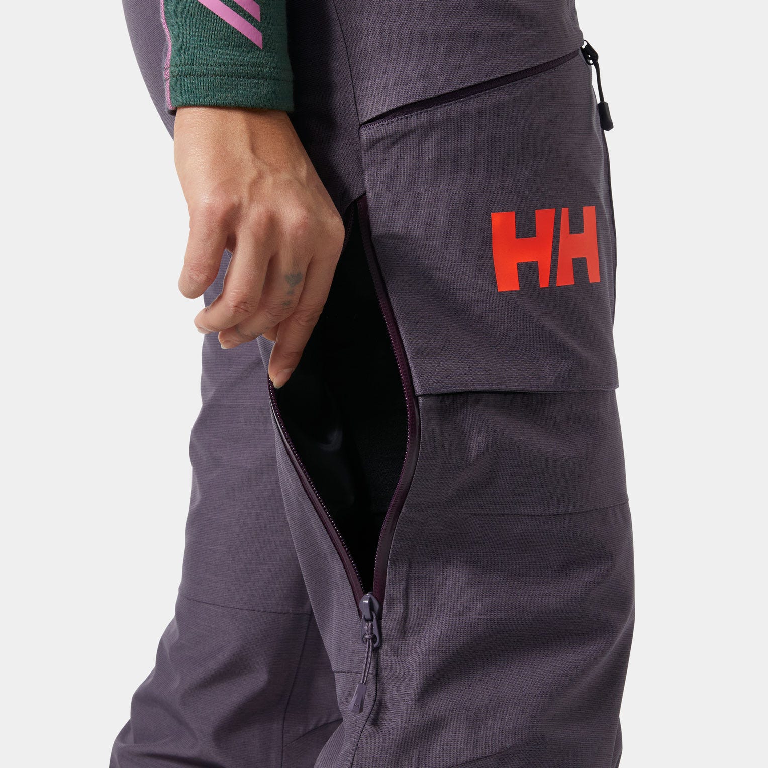 Women’s Powderqueen Ski Pants - 654 SMOKED PURPLE