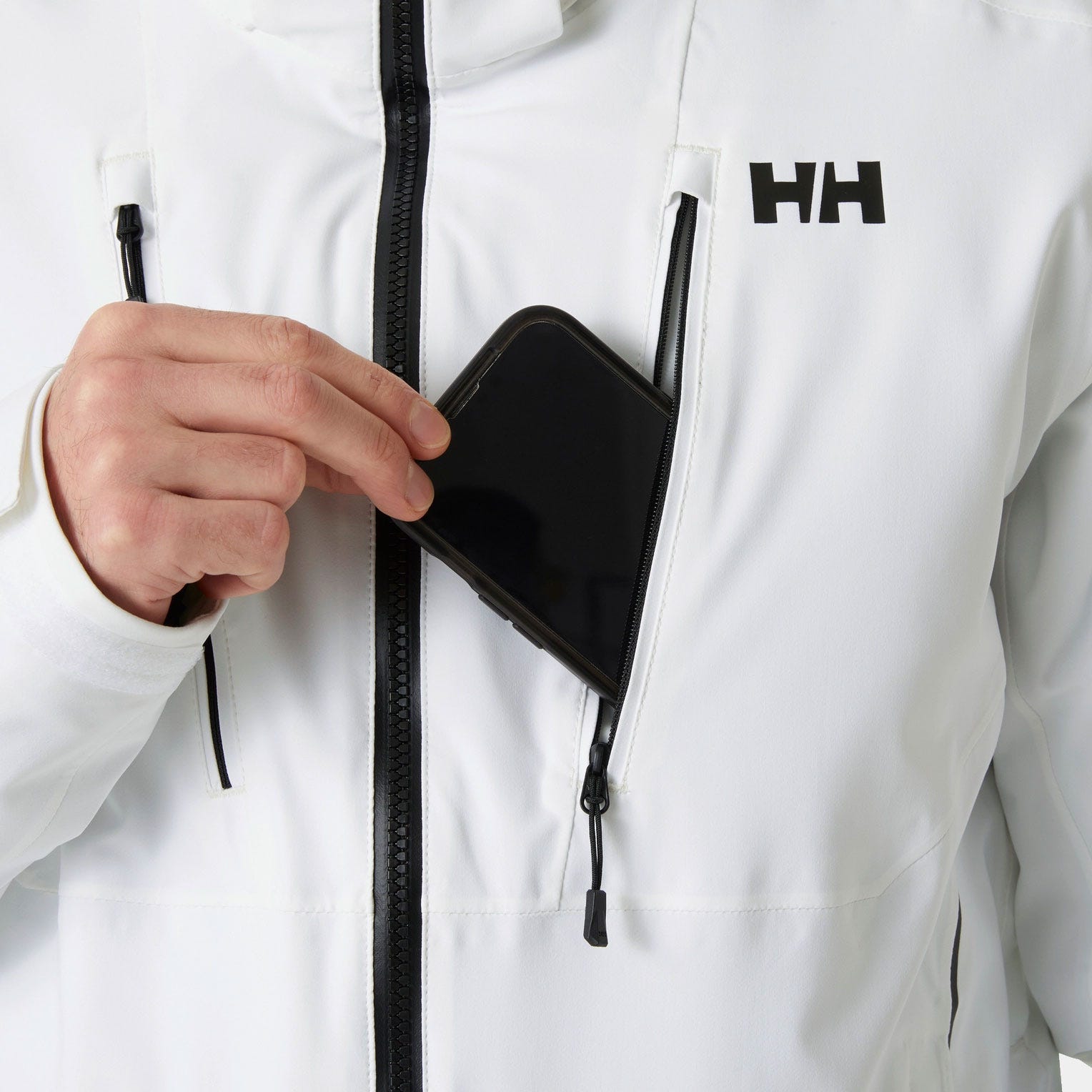 Men's Alpha 4.0 Ski Jacket - 001 WHITE
