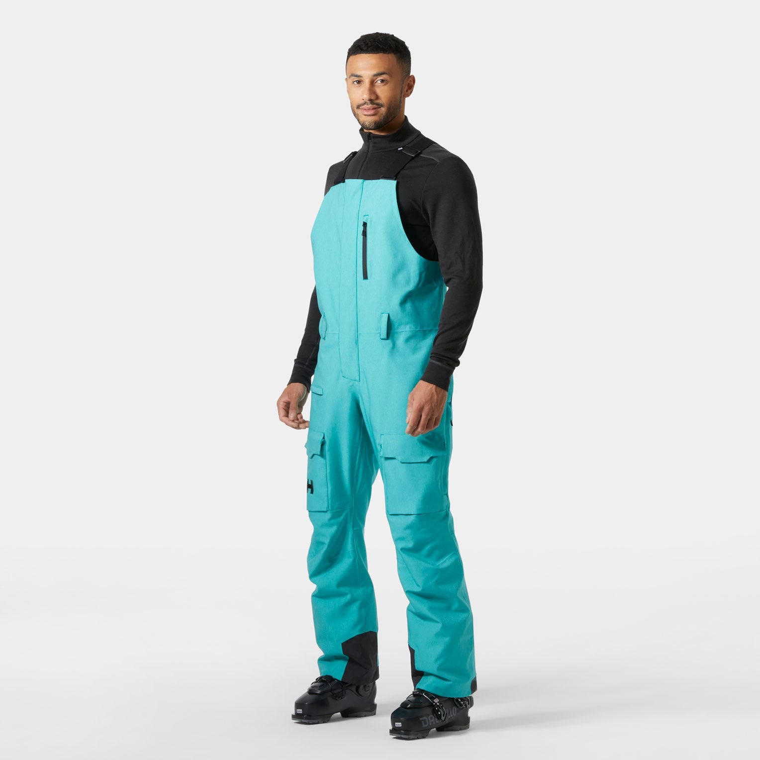 Men's Sogn Bib Cargo Ski Pants - 466 SIGNAL GREEN