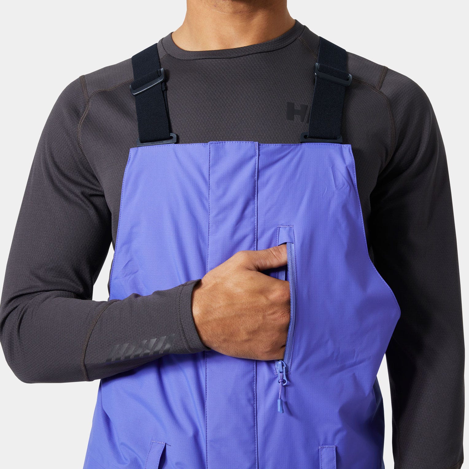 Men's Sogn Bib Cargo Ski Pants - 690 ULTRA VIOLET