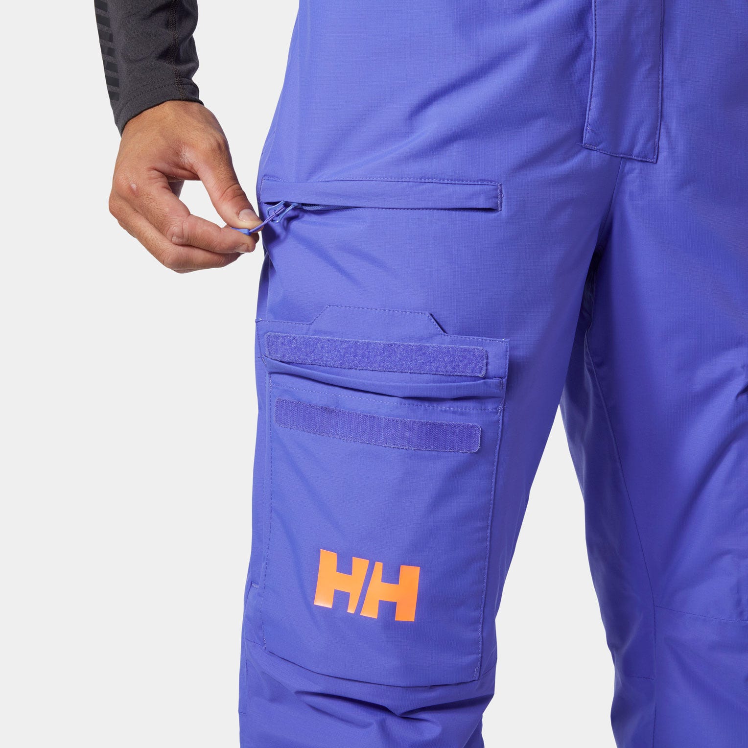 Men's Sogn Bib Cargo Ski Pants - 690 ULTRA VIOLET