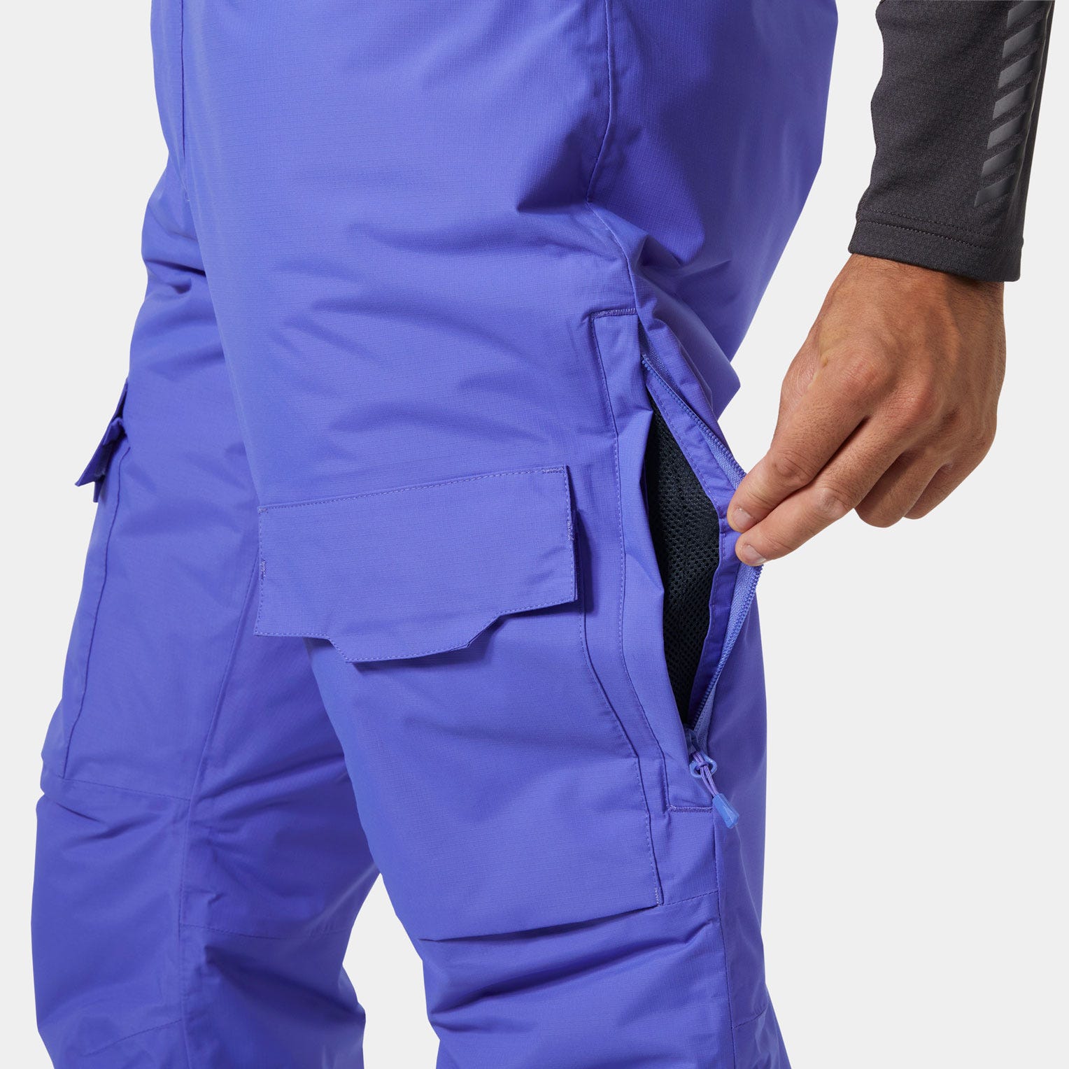 Men's Sogn Bib Cargo Ski Pants - 690 ULTRA VIOLET