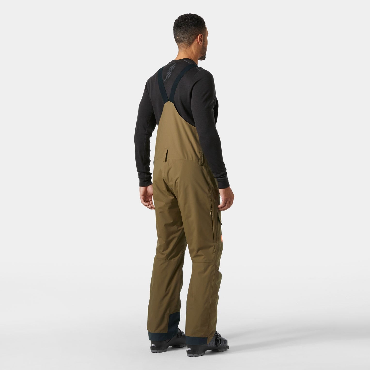 Men's Sogn Bib Cargo Ski Pants - 718 SEPIA