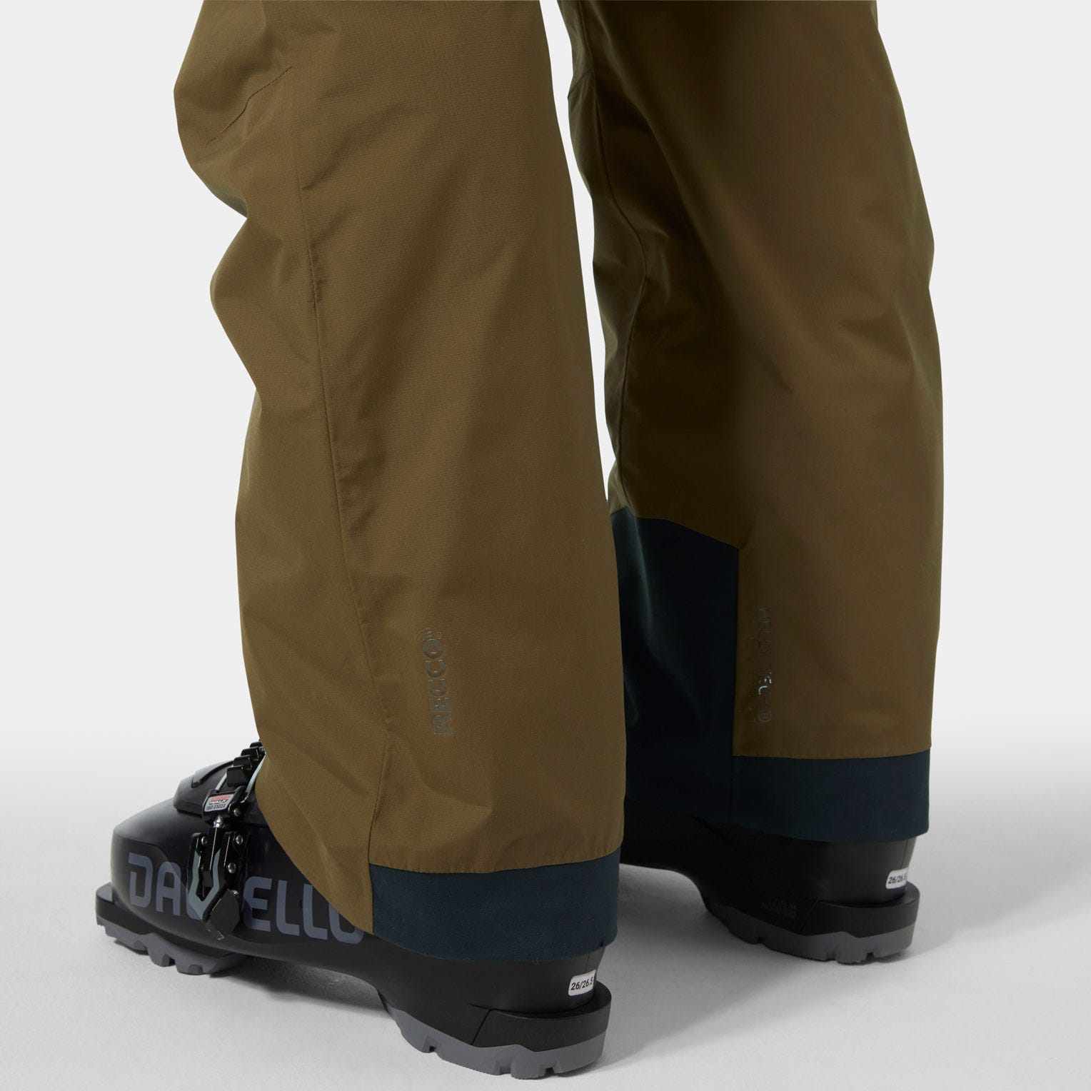 Men's Sogn Bib Cargo Ski Pants - 718 SEPIA