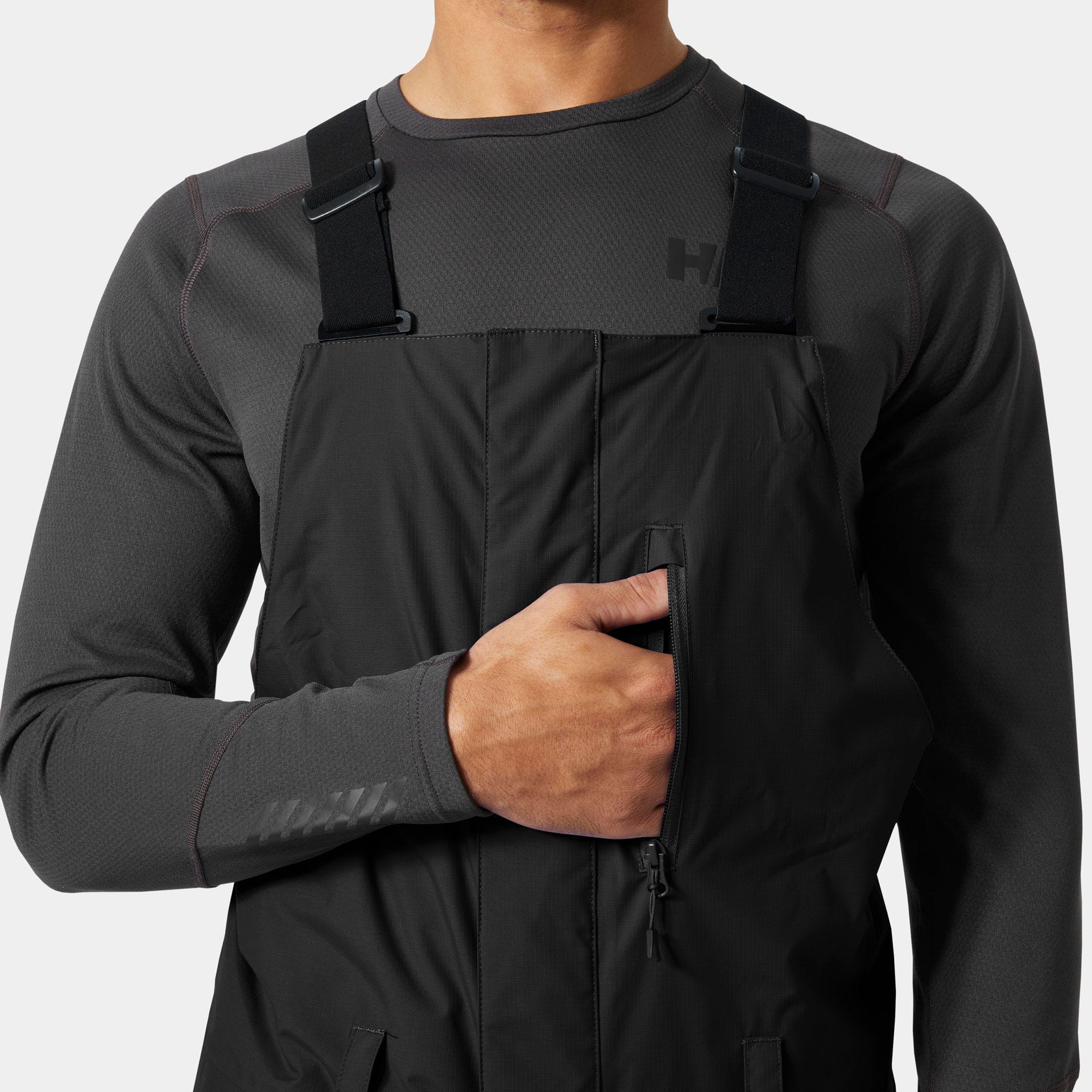 Men's Sogn Bib Cargo Ski Pants - 990 BLACK