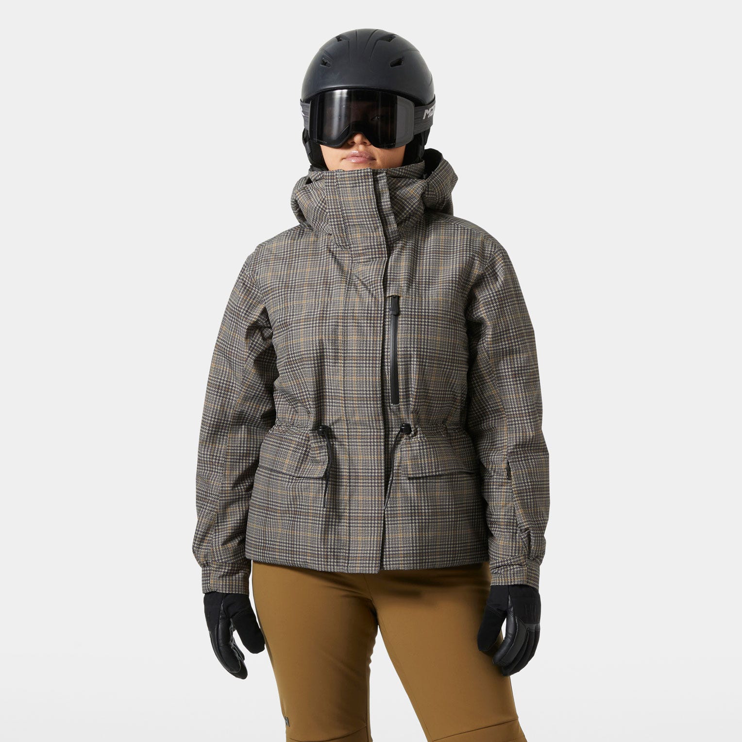 Women's Nora Insulated 2.0 Ski Jacket - 757 PEBBLE BROXBURN PLAID AOP
