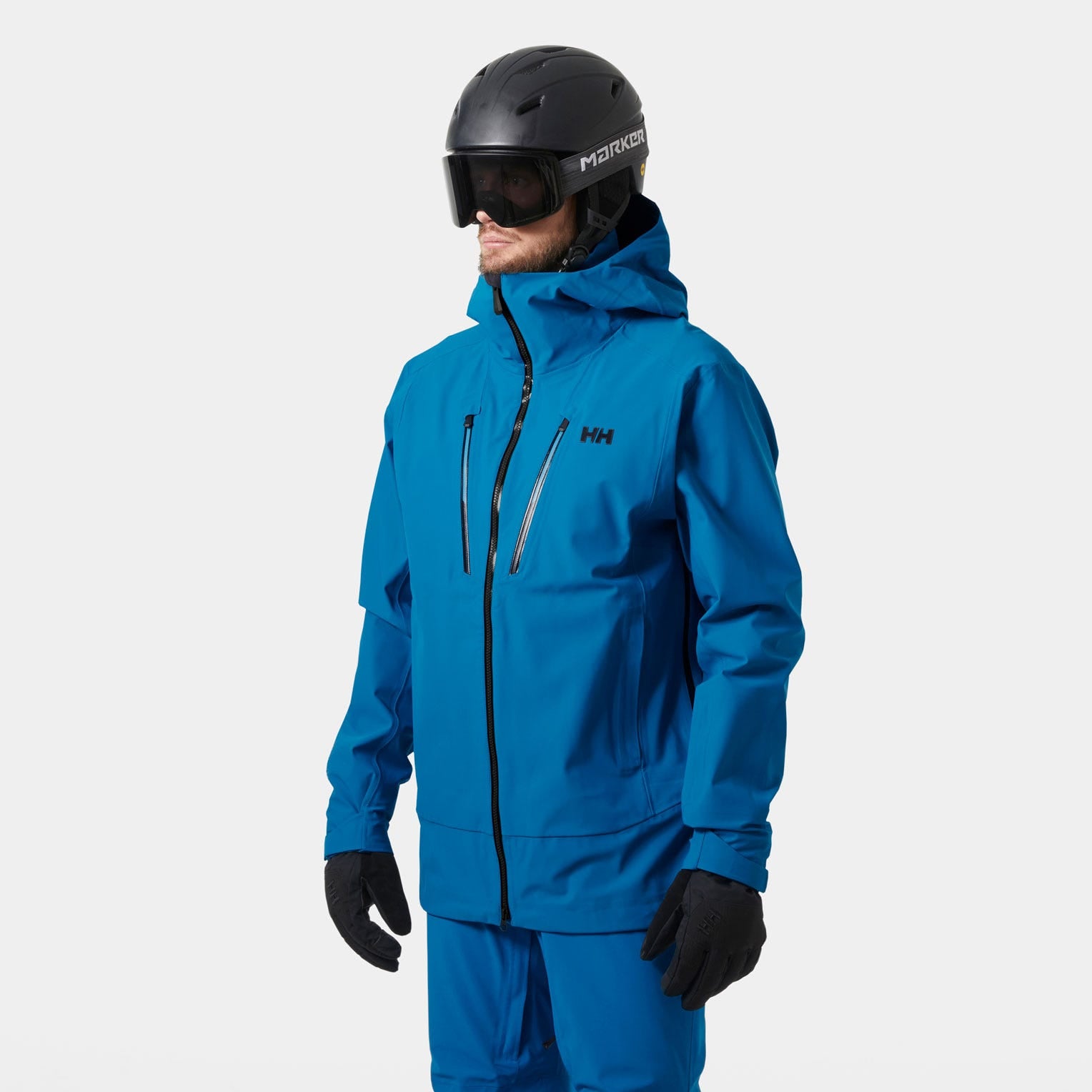 Men's Alpha Long Ski Shell - 540 CERULEAN BLUE