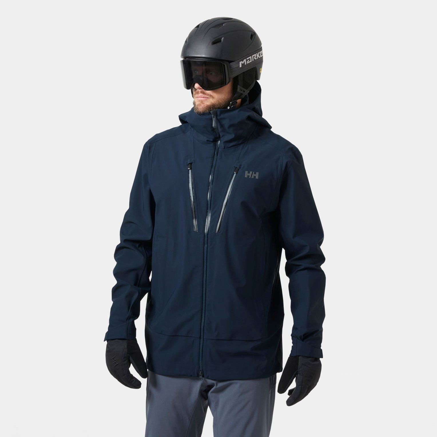 Men's Alpha Long Ski Shell - 597 NAVY