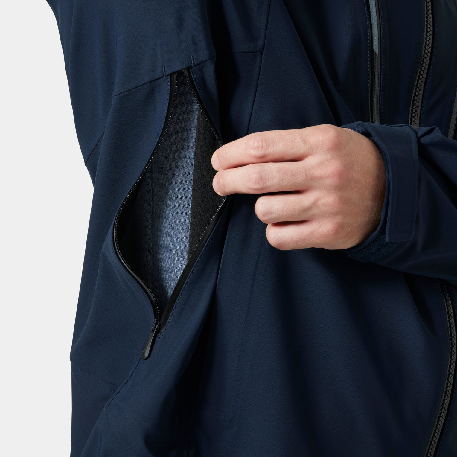 Men's Alpha Long Ski Shell - 597 NAVY