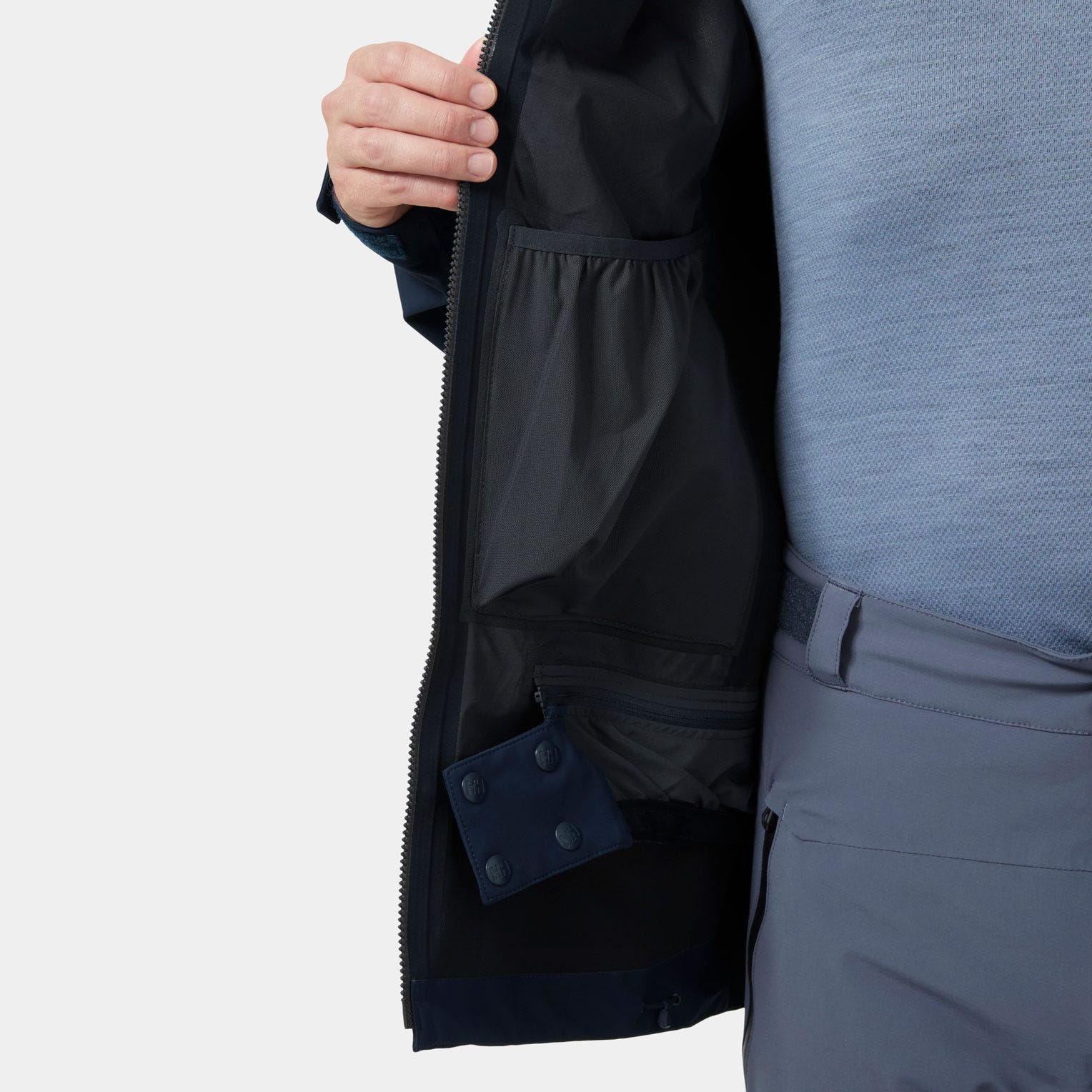 Men's Alpha Long Ski Shell - 597 NAVY