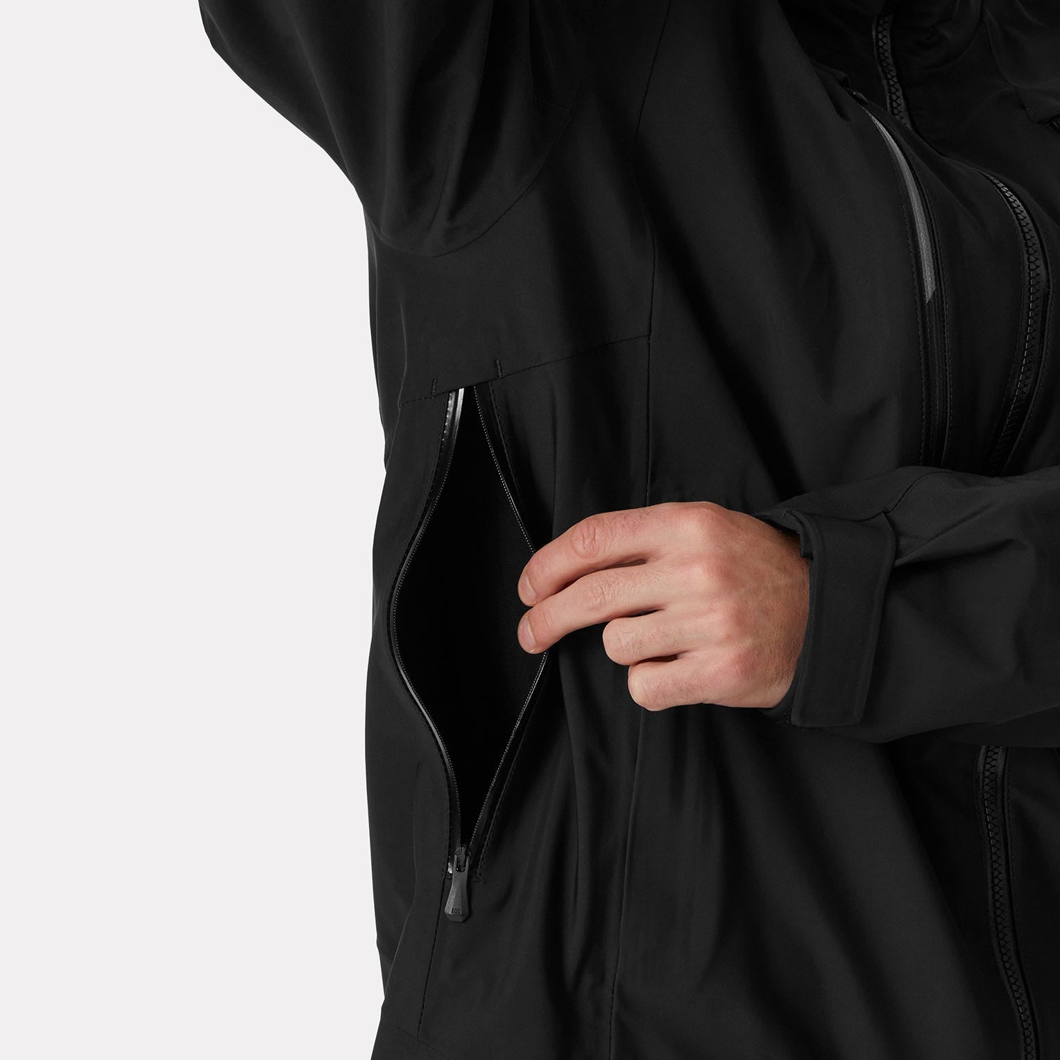Men's Alpha Long Ski Shell - 990 BLACK