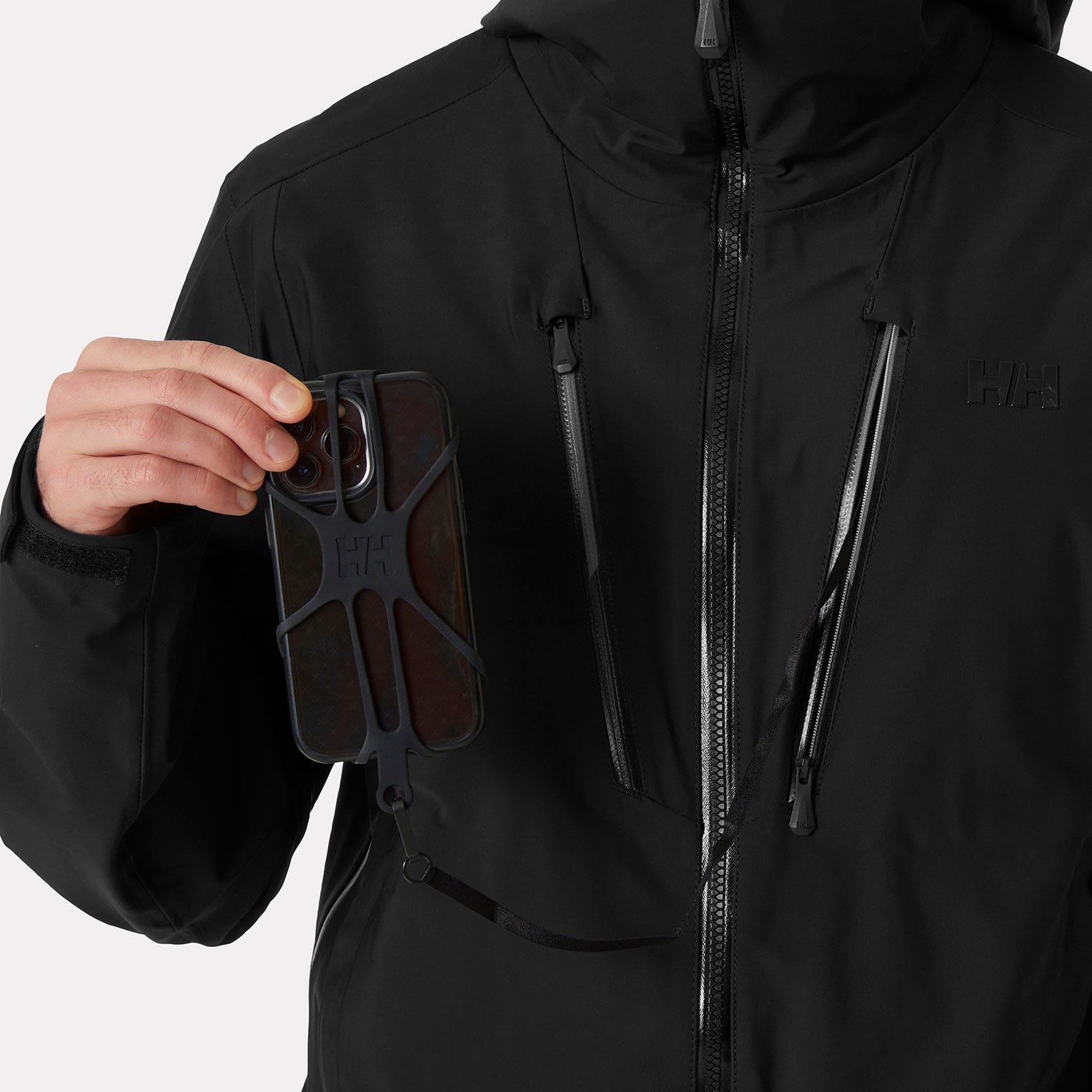 Men's Alpha Long Ski Shell - 990 BLACK