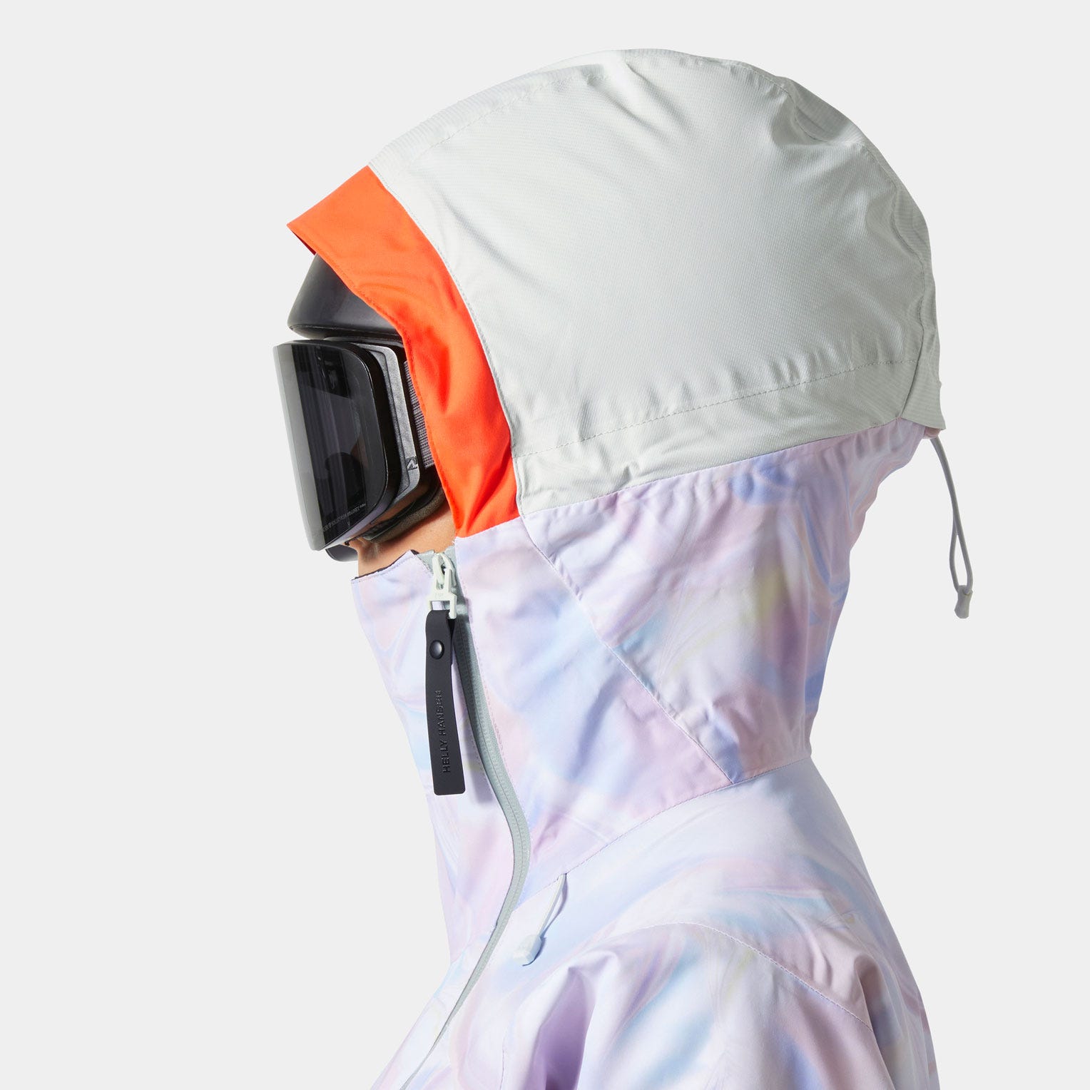 Women's Powchaser Asymmetric Ski Jacket - 687 REFLECTIONS AOP