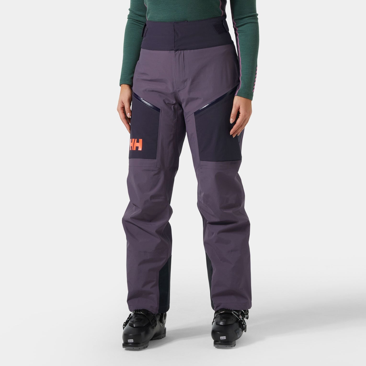 Women's Sogn Shell Ski Pants - 654 SMOKED PURPLE