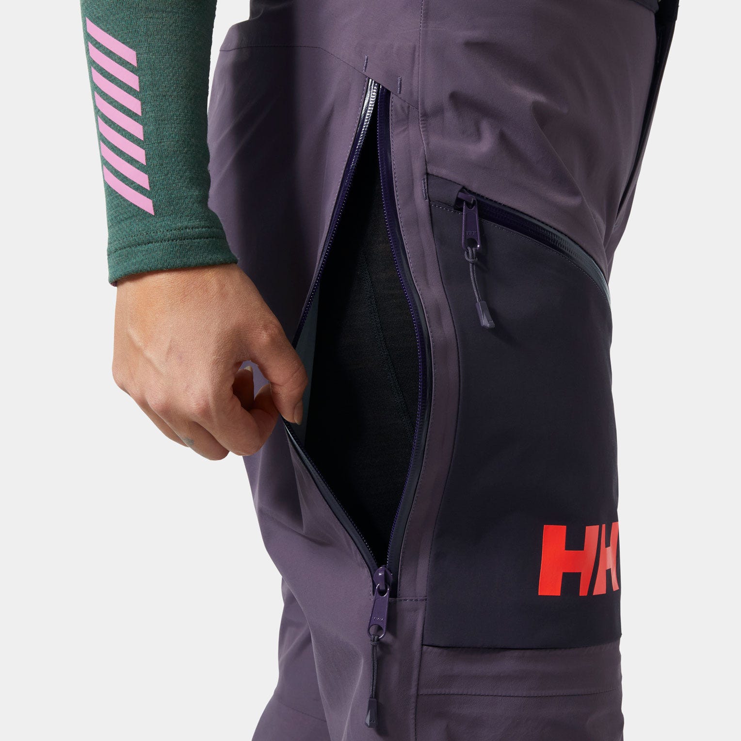 Women's Sogn Shell Ski Pants - 654 SMOKED PURPLE