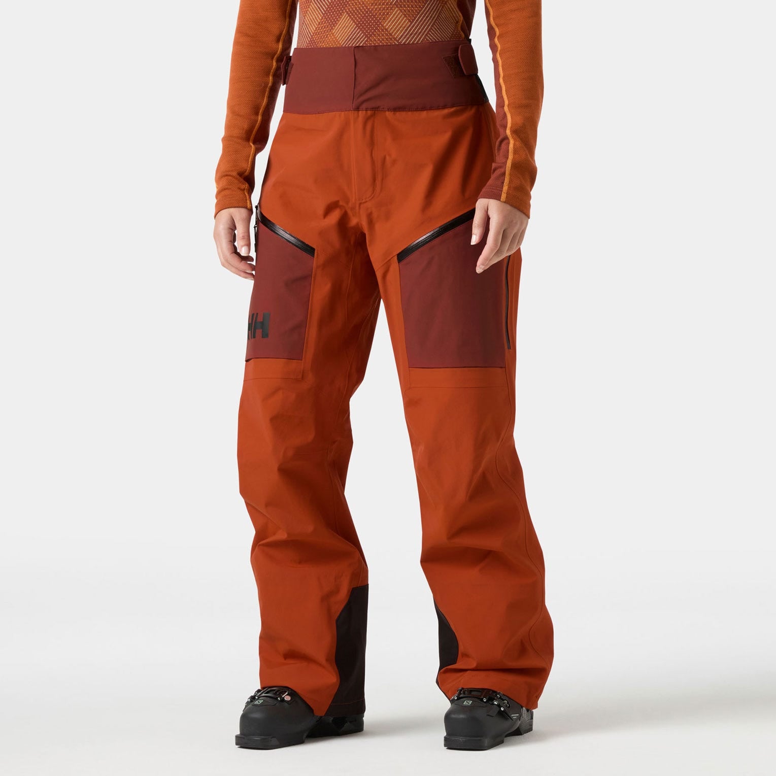 Women's Sogn Shell Ski Pants - 705 GINGER BISCUIT