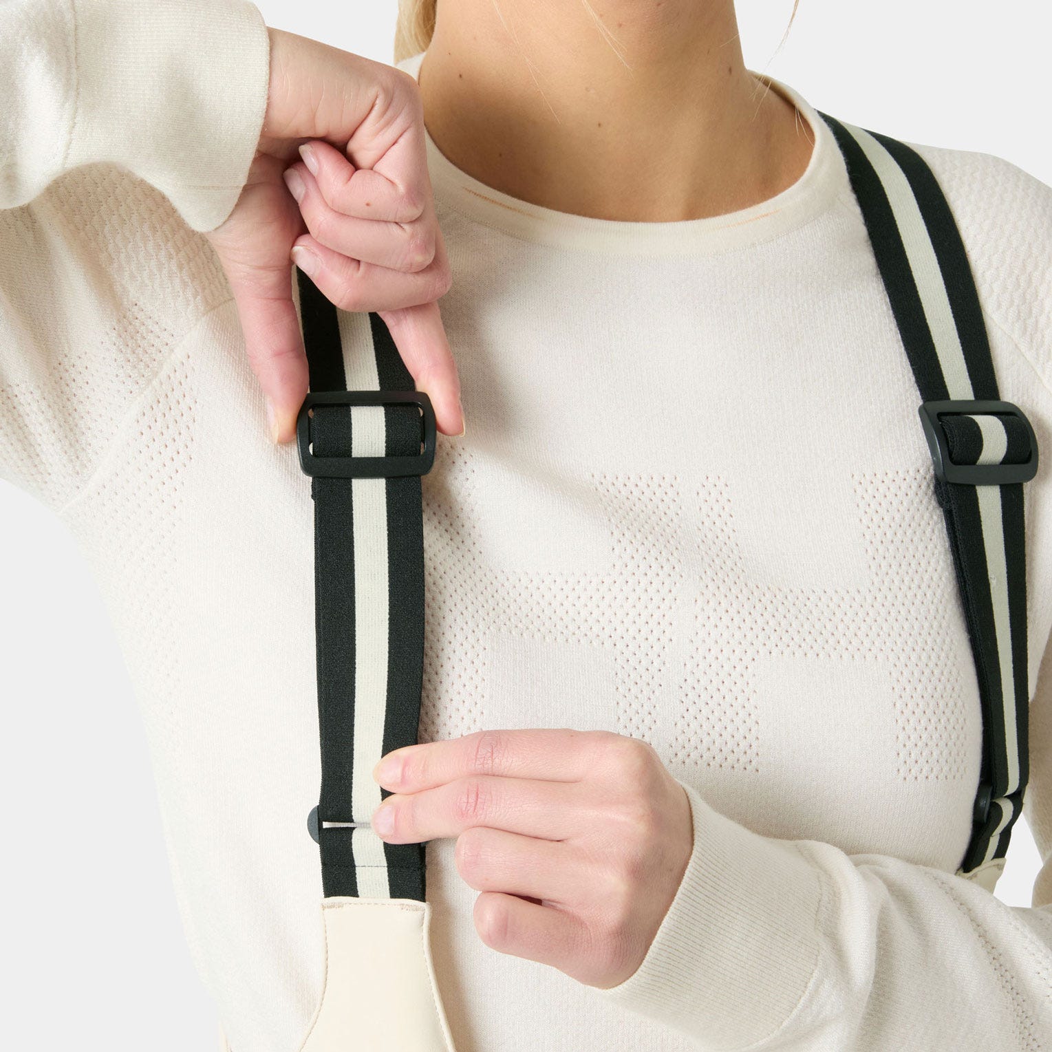 Women's Avanti Softshell Ski Bib Pants - 034 CREAM