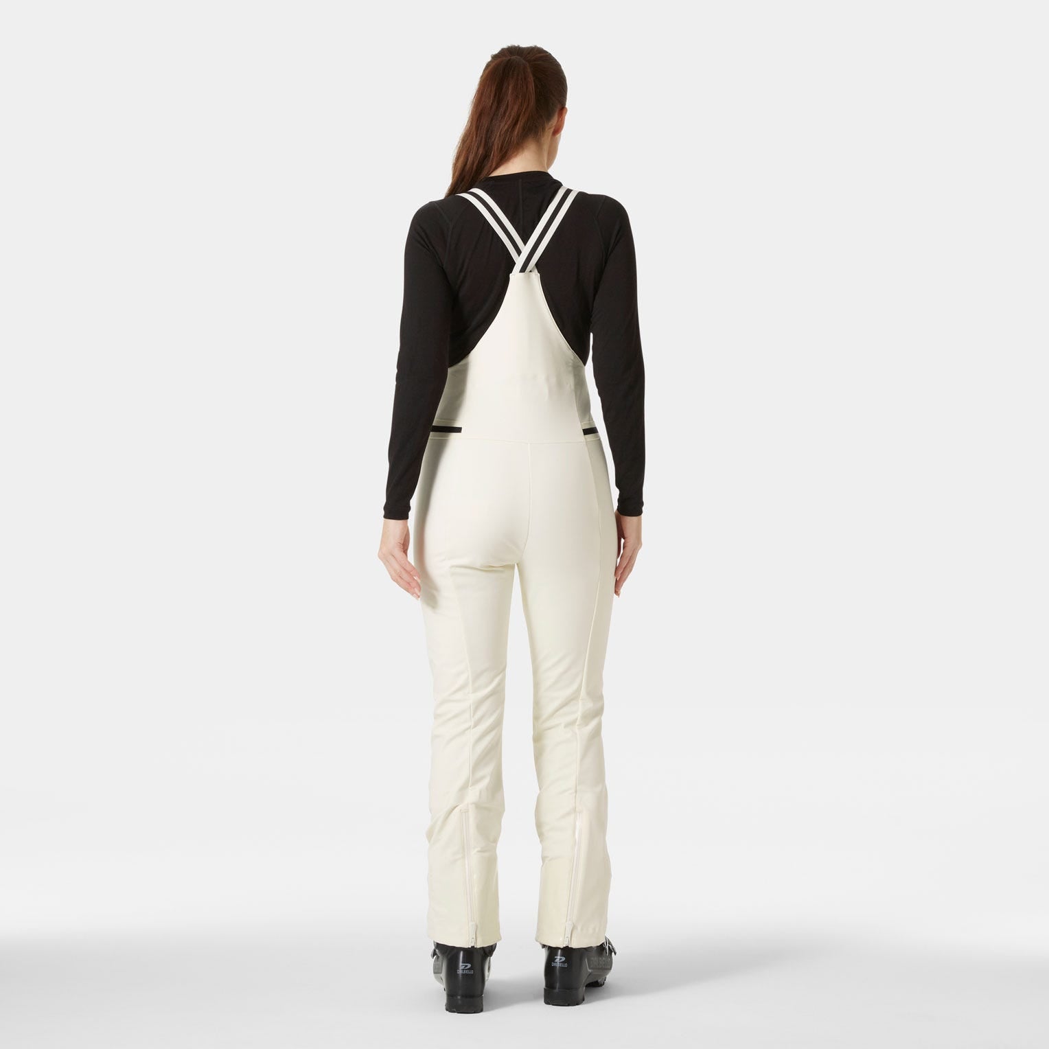 Women's Avanti Softshell Ski Bib Pants - 048 SNOW