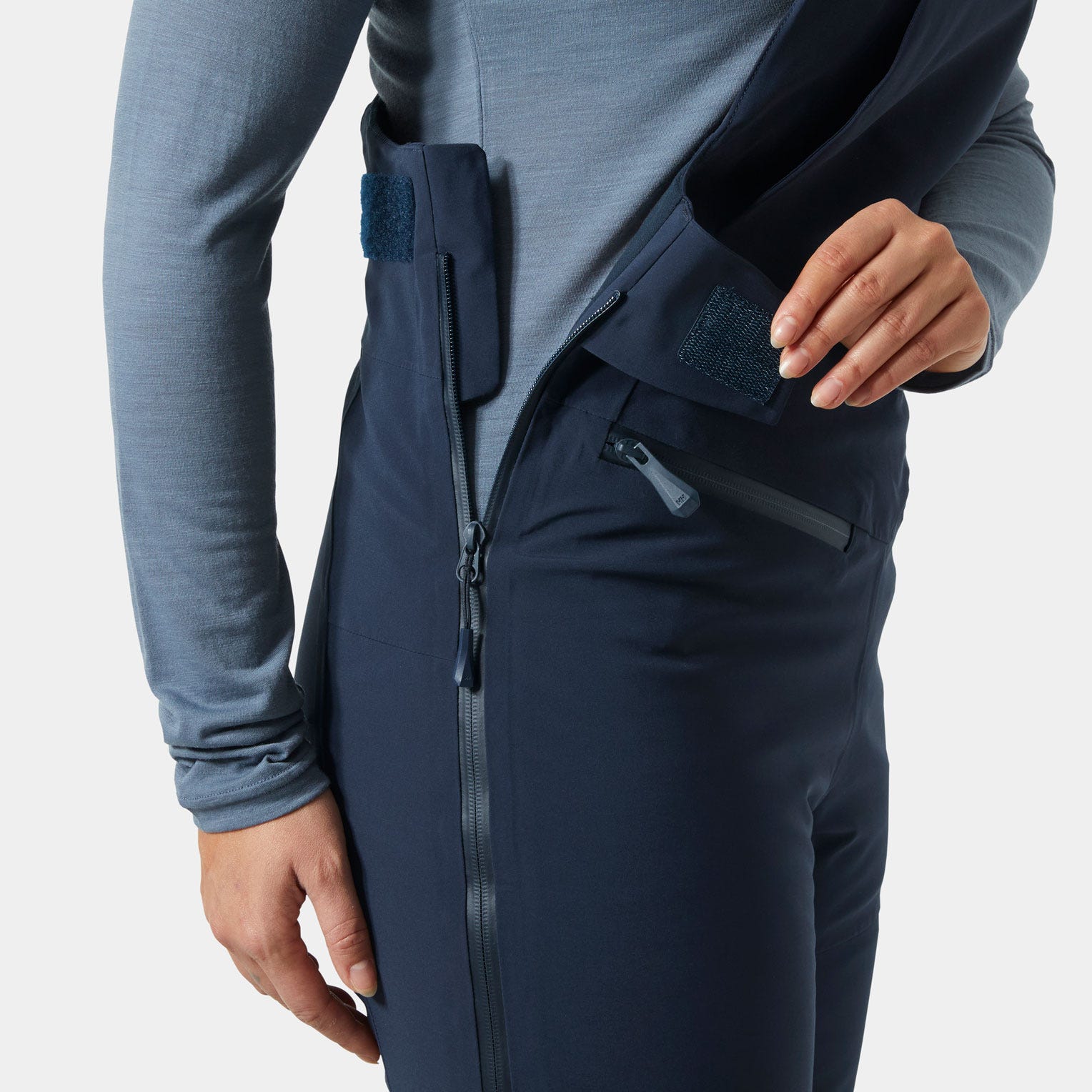 Women's Alphelia Bib Pants - 597 NAVY