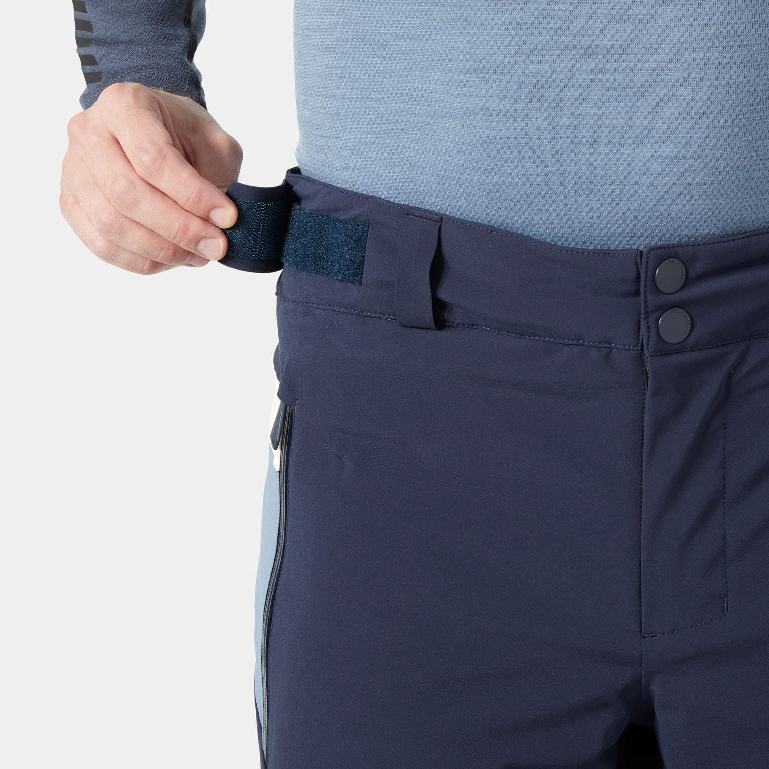 Men's Kvitfjell Race Insulated Zip Off Ski Pants - 598 NAVY WASHED NAVY