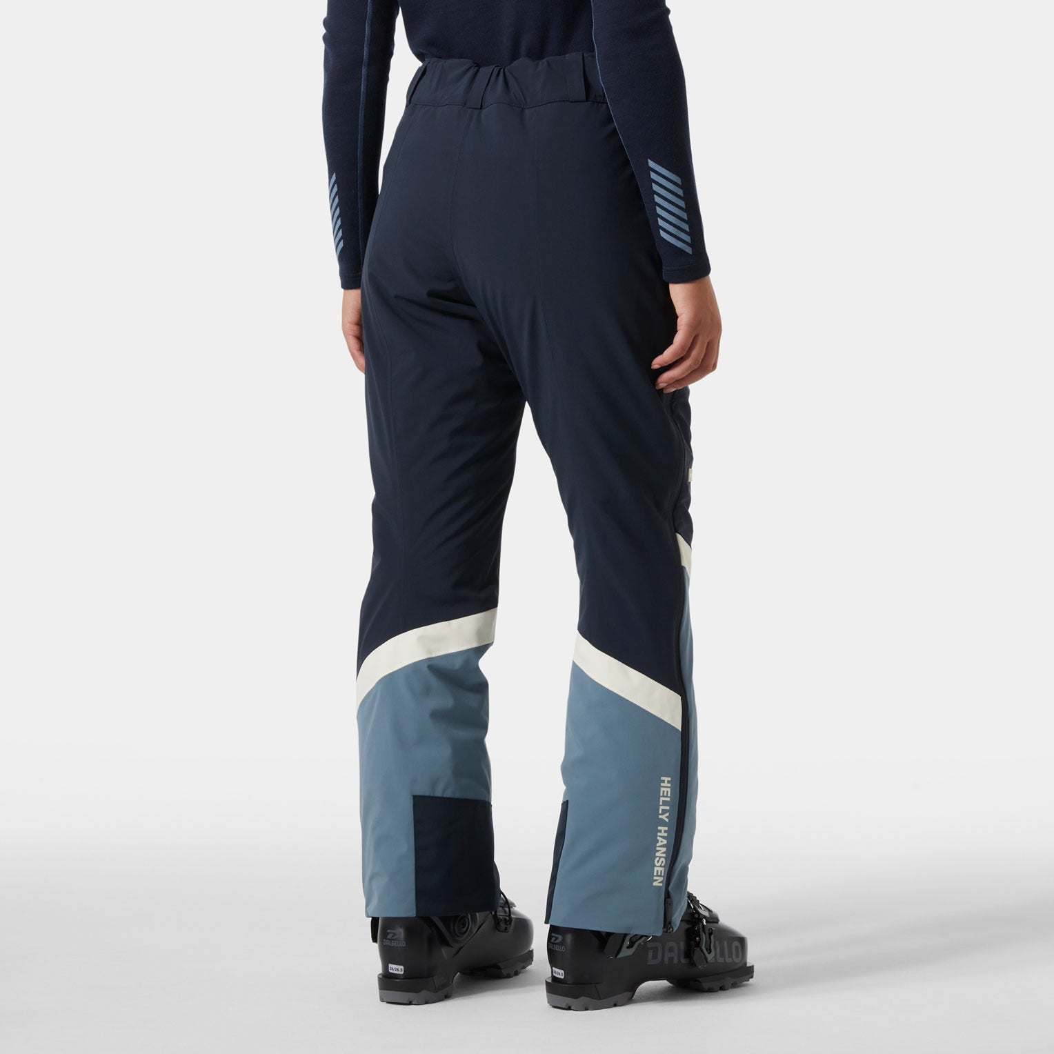 Women's Kvitfjell Race Insulated Zip Off Ski Pants - 598 NAVY WASHED NAVY