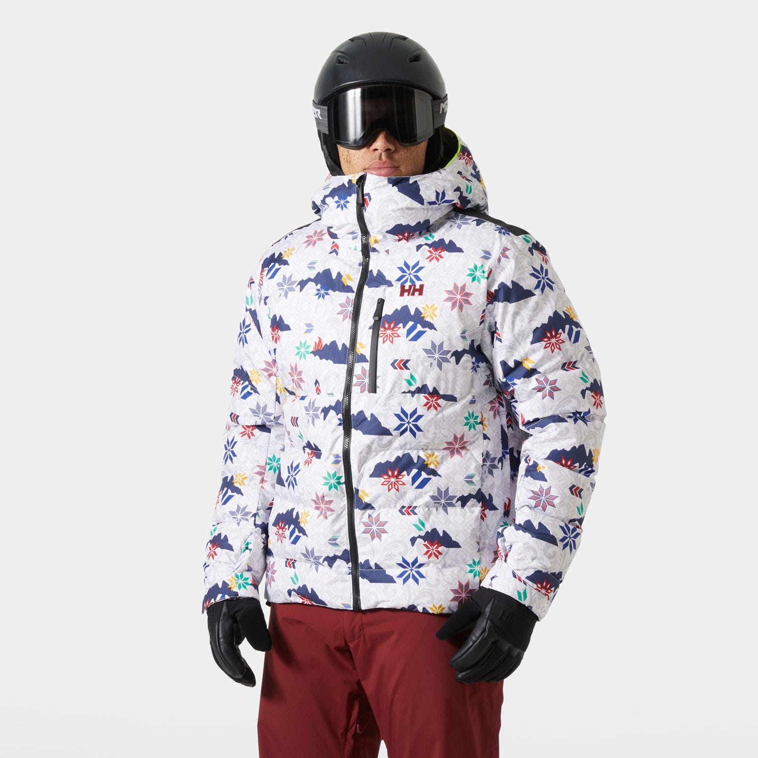 Men's Kvitfjell Race Puffy Ski Jacket - 001 WHITE