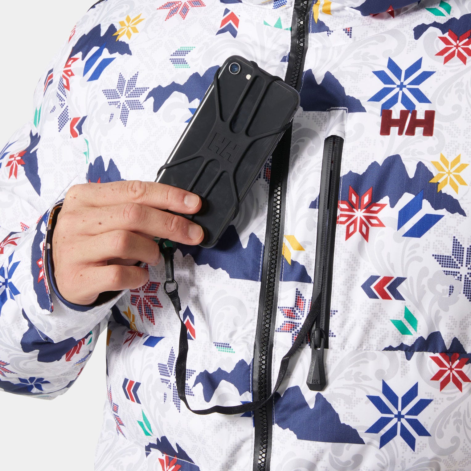 Men's Kvitfjell Race Puffy Ski Jacket - 001 WHITE