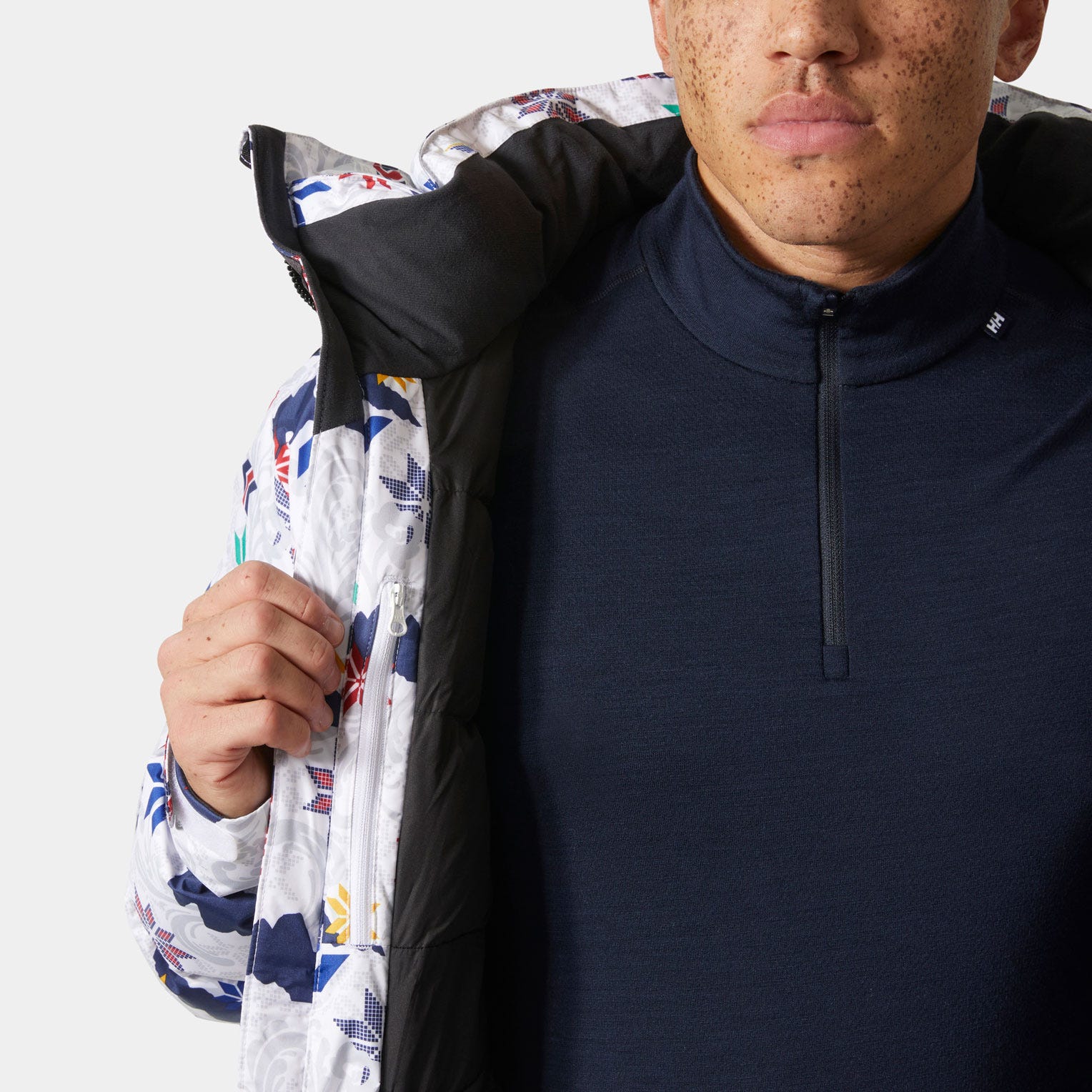 Men's Kvitfjell Race Puffy Ski Jacket - 001 WHITE