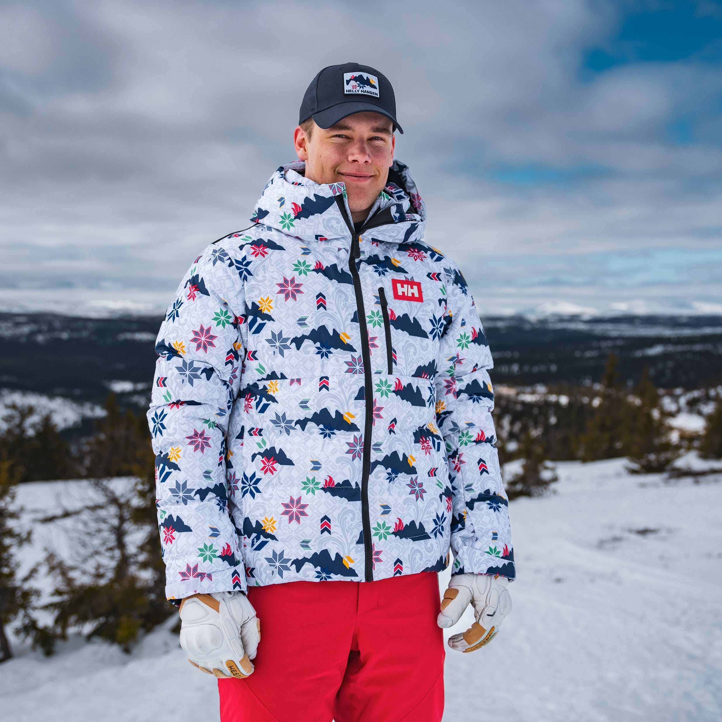 Men's Kvitfjell Race Puffy Ski Jacket - 001 WHITE