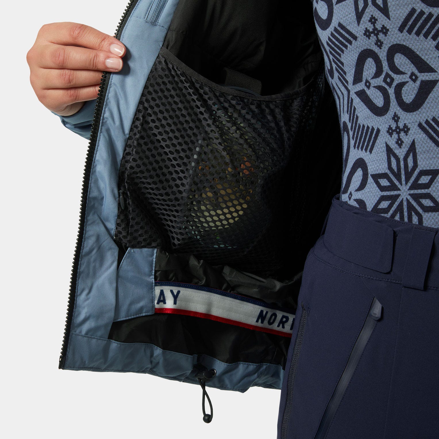 Women's Kvitfjell Race Puffy Ski Jacket - 601 WASHED NAVY