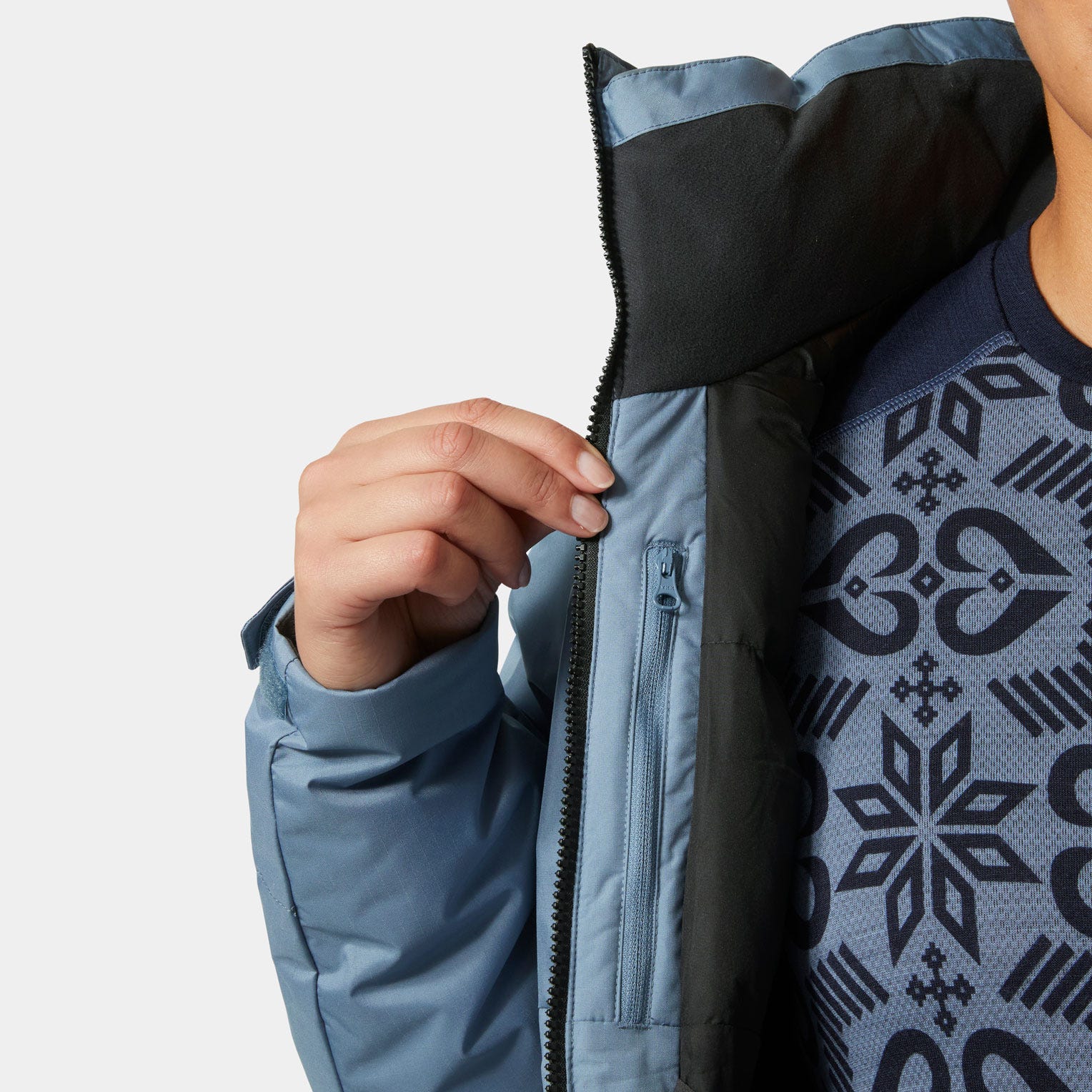 Women's Kvitfjell Race Puffy Ski Jacket - 601 WASHED NAVY