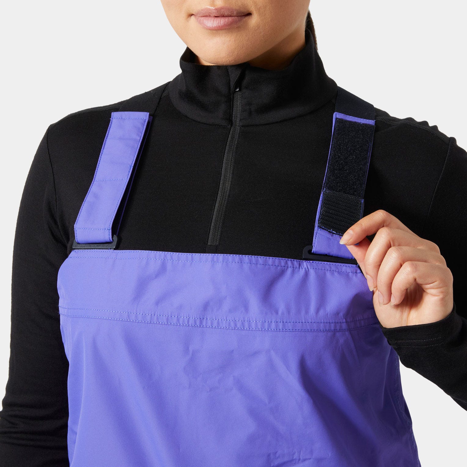 Women's Emiko Shell Bib Pants - 690 ULTRA VIOLET