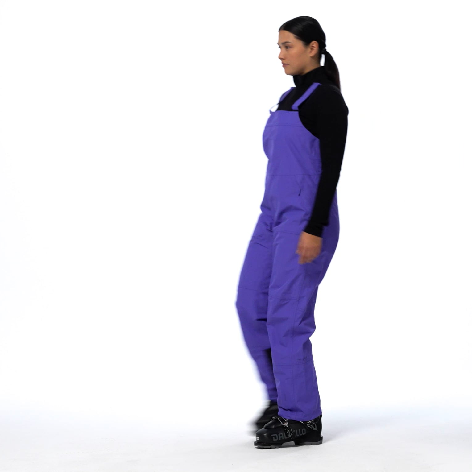 Women's Emiko Shell Bib Pants - 690 ULTRA VIOLET