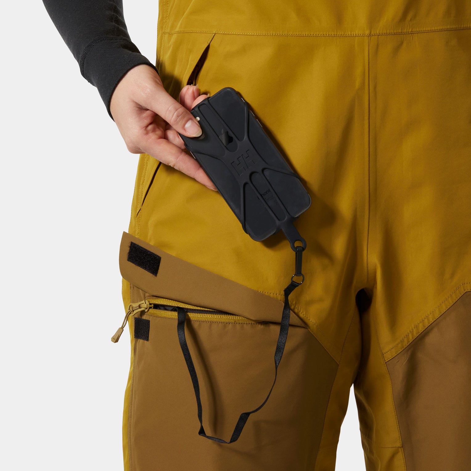 Women's Emiko Shell Bib Pants - 787 LYNX