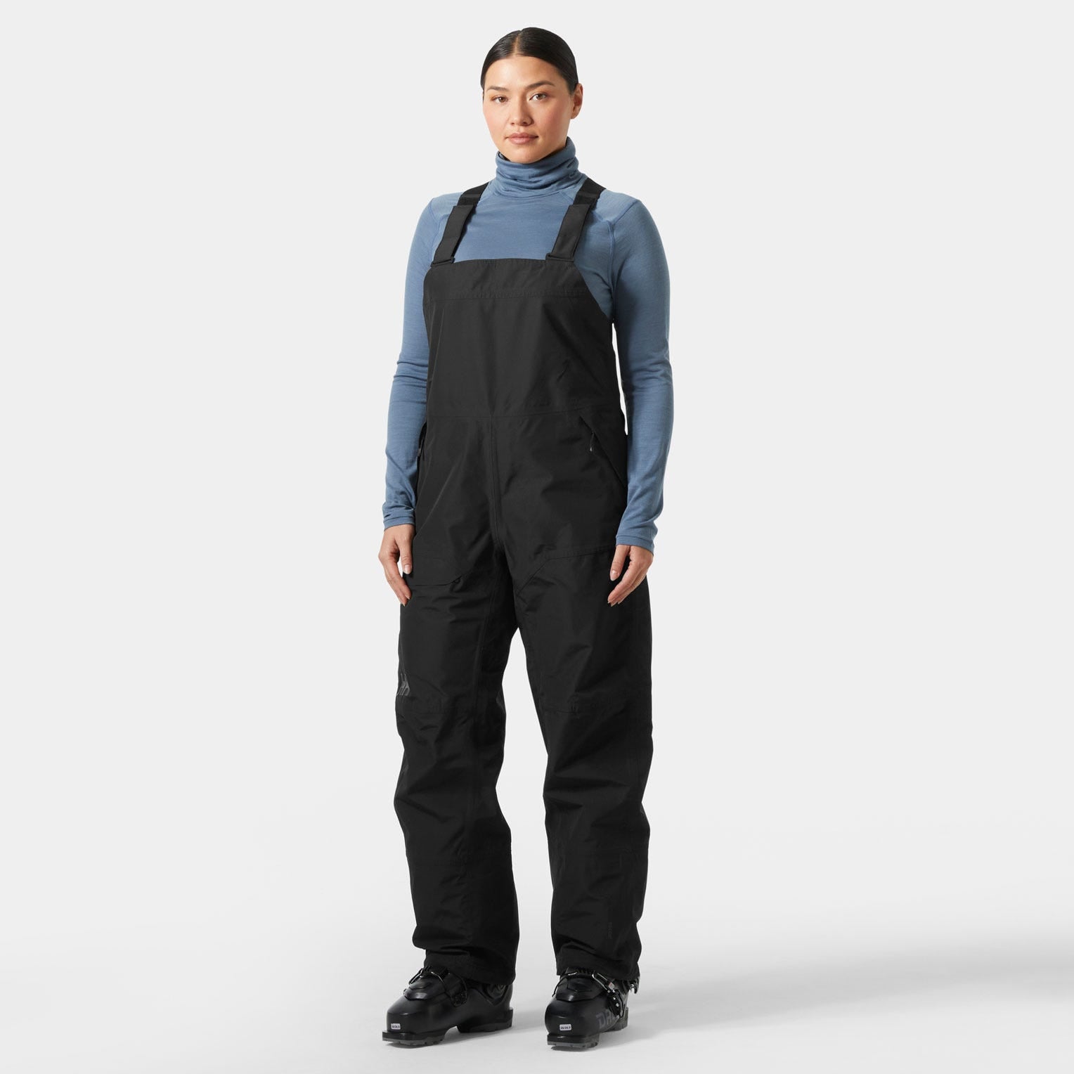 Women's Emiko Shell Bib Pants - 990 BLACK