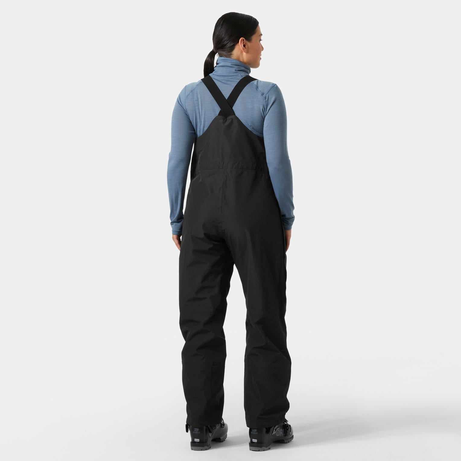 Women's Emiko Shell Bib Pants - 990 BLACK