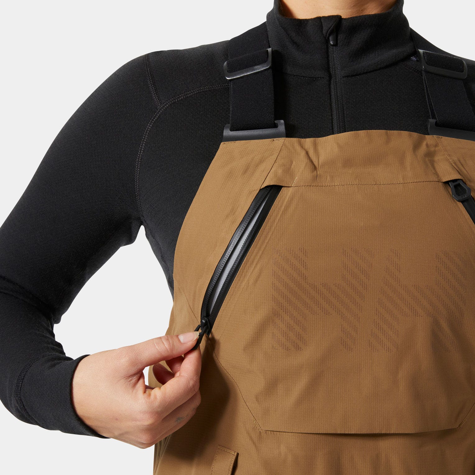 Women's Ridge Infinity Shell Bib - 718 SEPIA