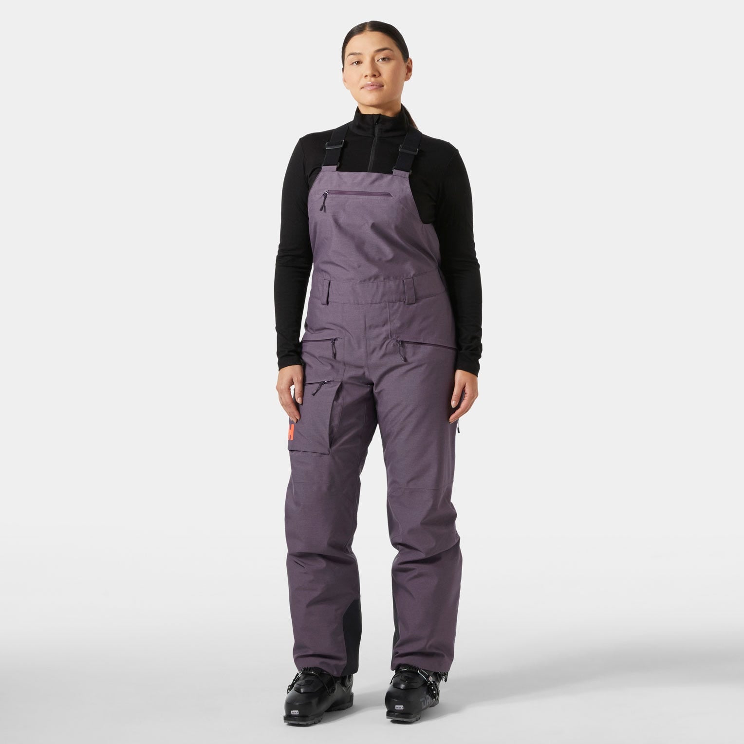 Women's Powderqueen Bib Pants 2.0 - 654 SMOKED PURPLE