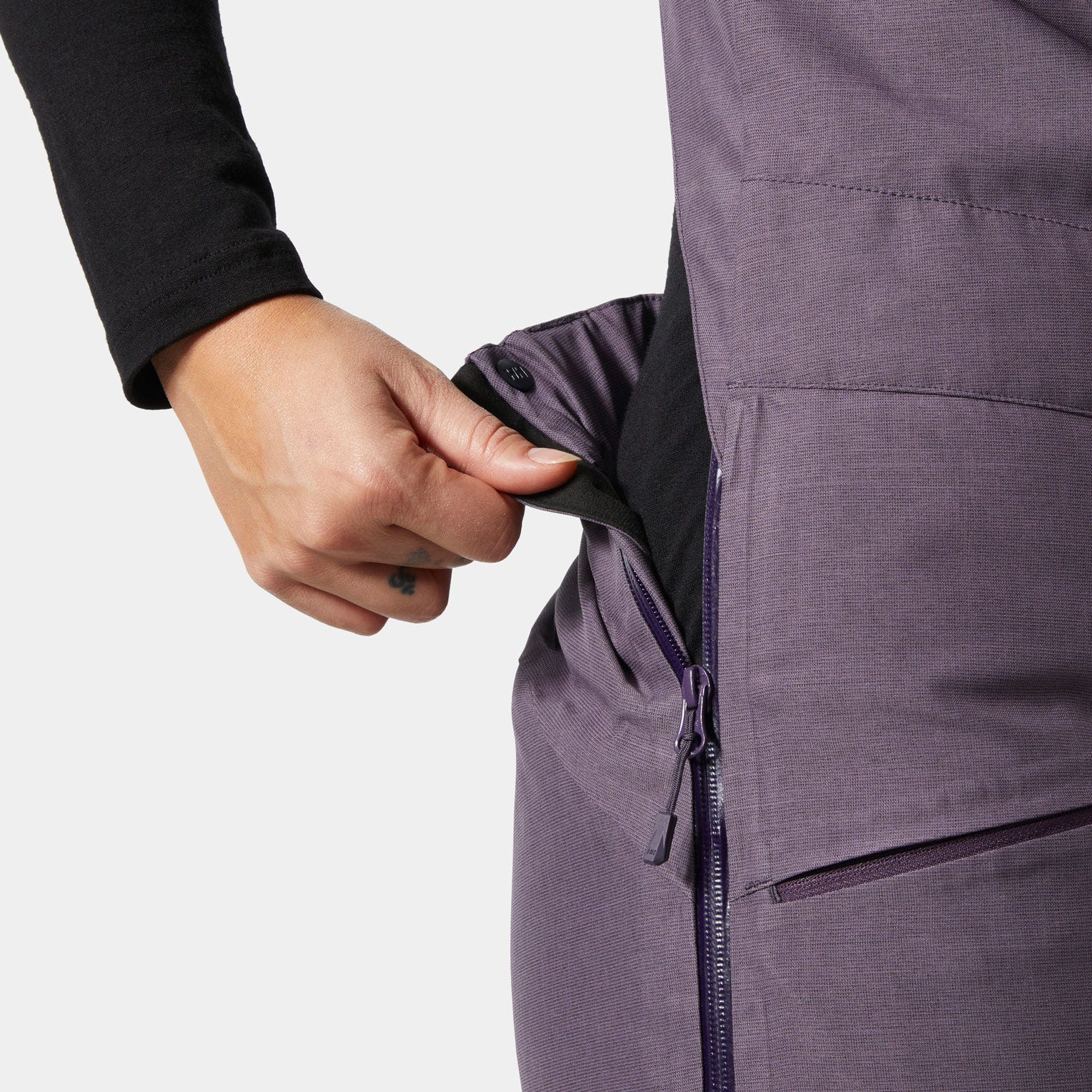Women's Powderqueen Bib Pants 2.0 - 654 SMOKED PURPLE