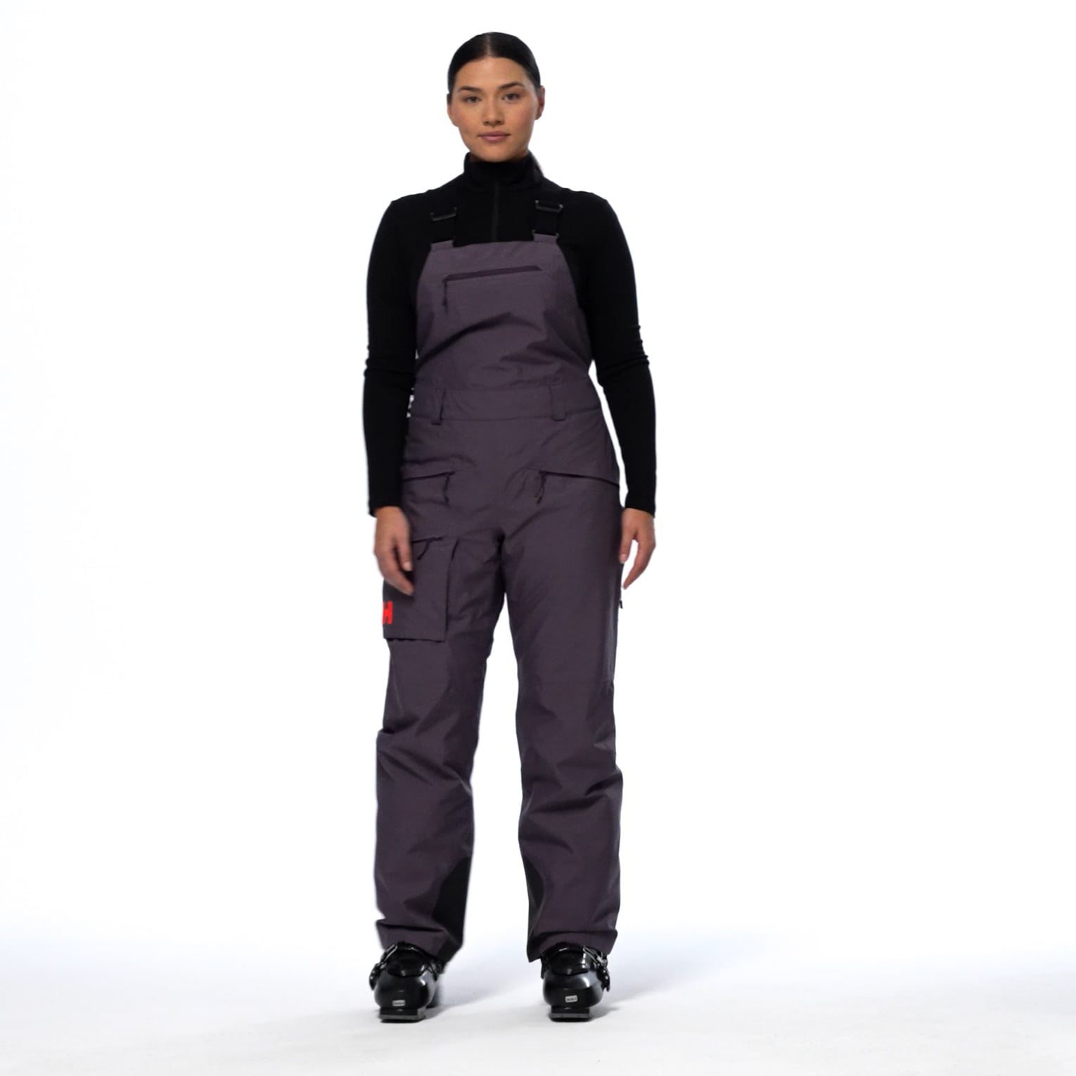 Women's Powderqueen Bib Pants 2.0 - 654 SMOKED PURPLE