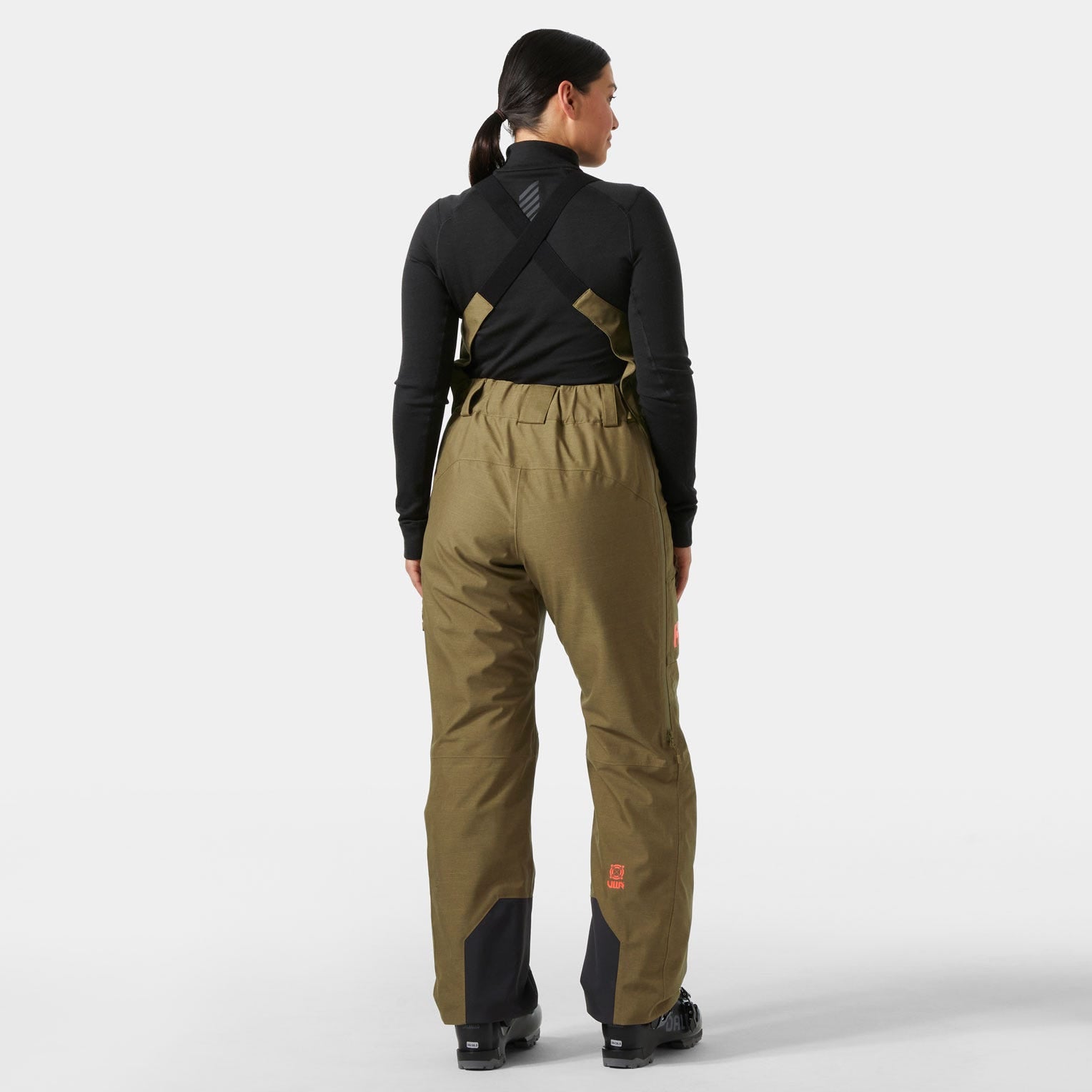 Women's Powderqueen Bib Pants 2.0 - 718 SEPIA