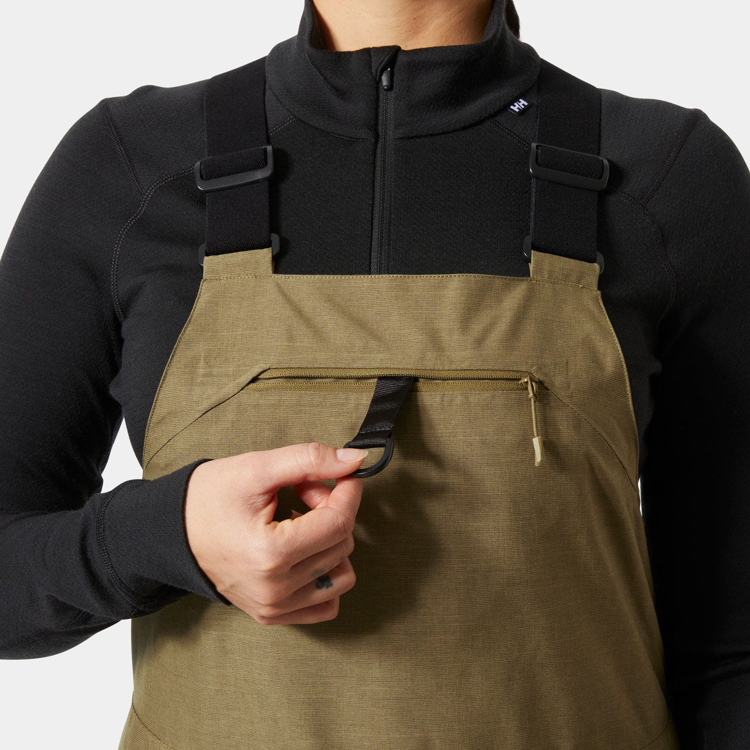 Women's Powderqueen Bib Pants 2.0 - 718 SEPIA